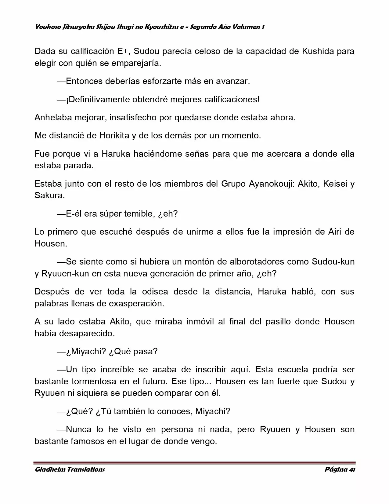 Página 41 del Manga