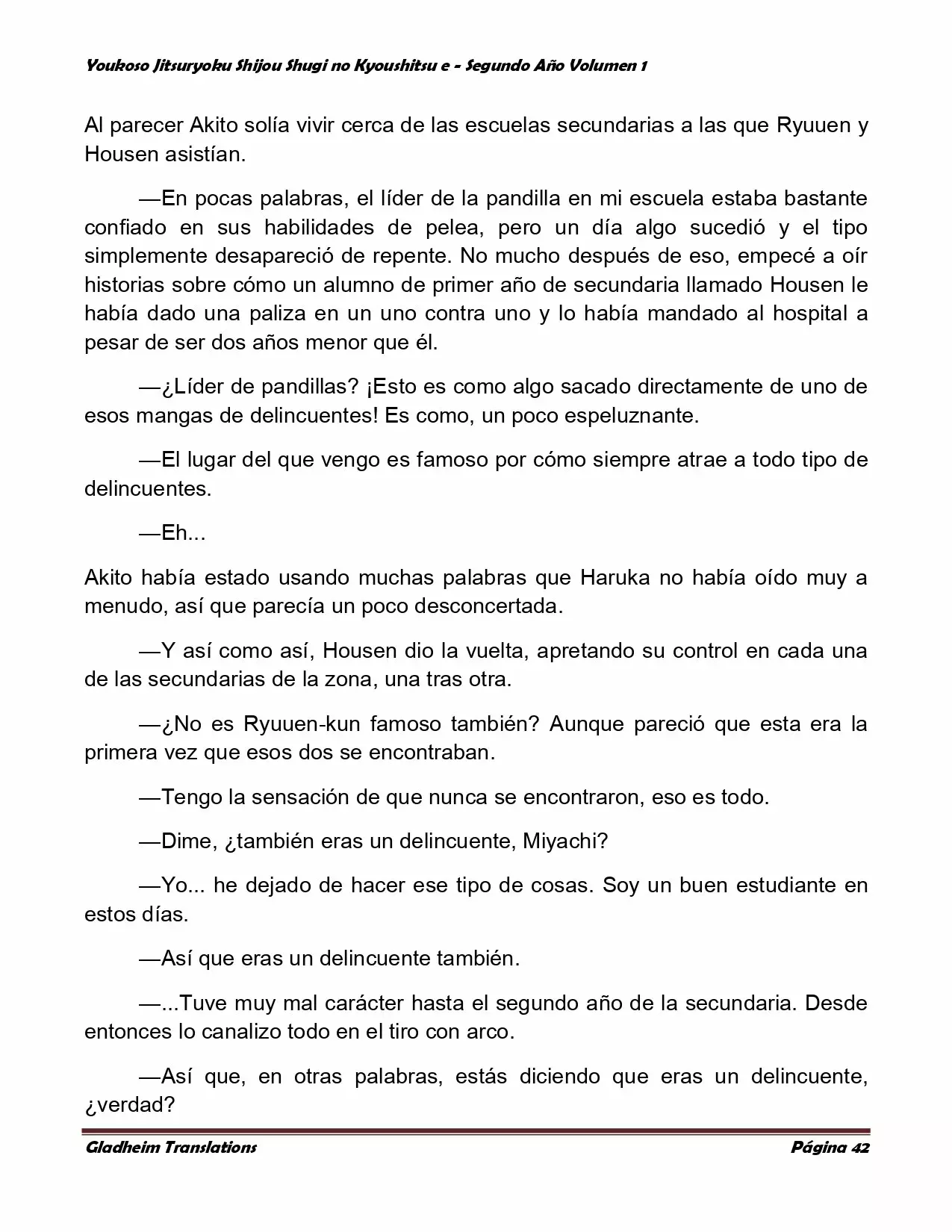 Página 42 del Manga