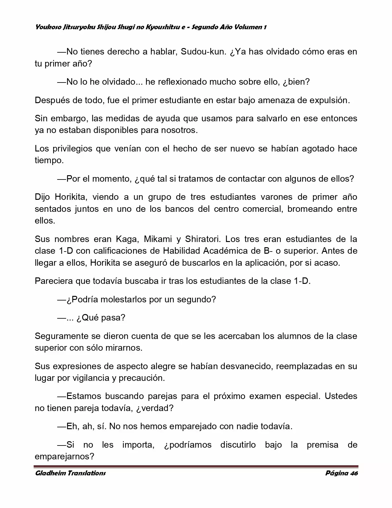 Página 46 del Manga