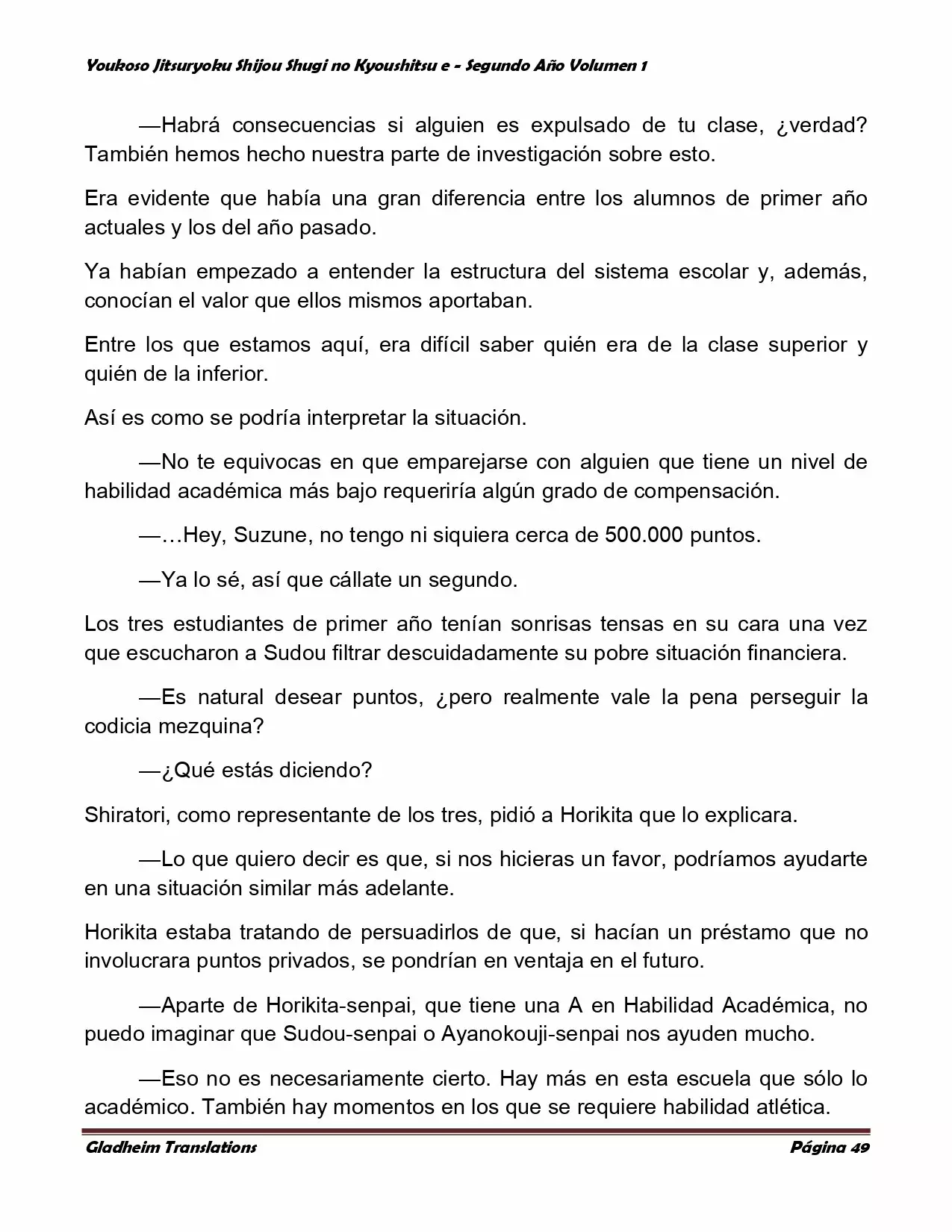 Página 49 del Manga