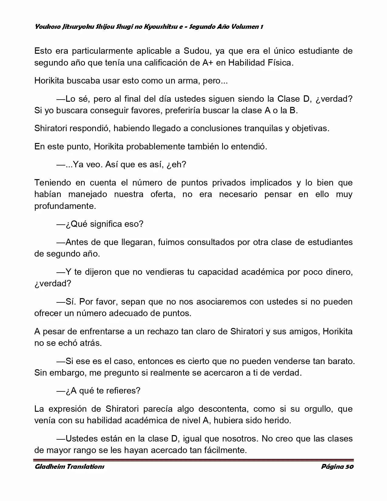 Página 50 del Manga