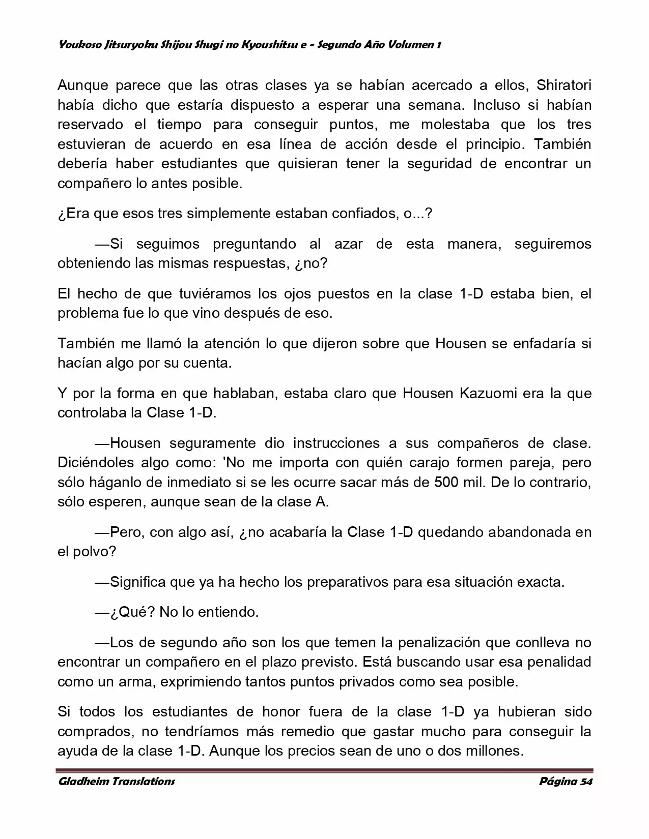 Página 54 del Manga