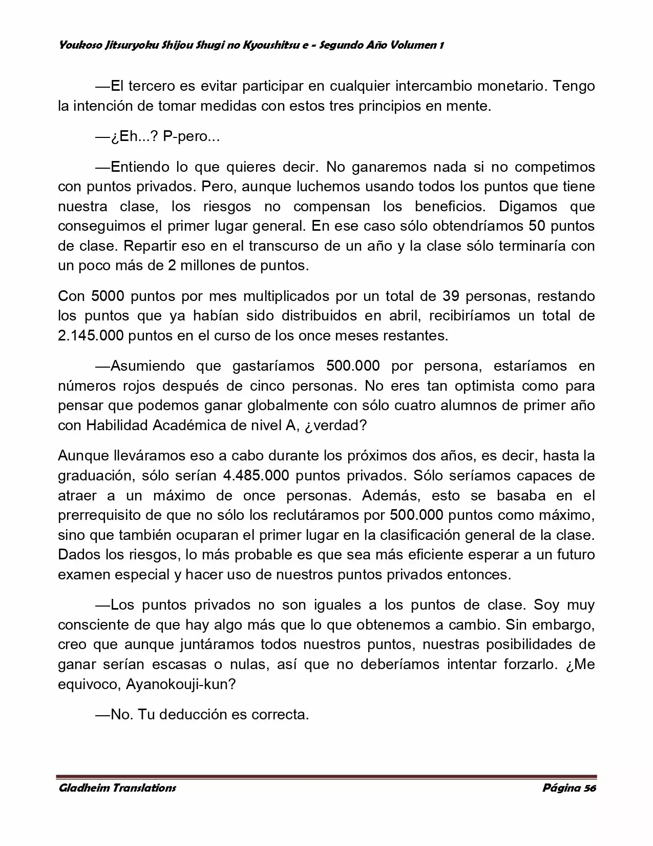 Página 56 del Manga