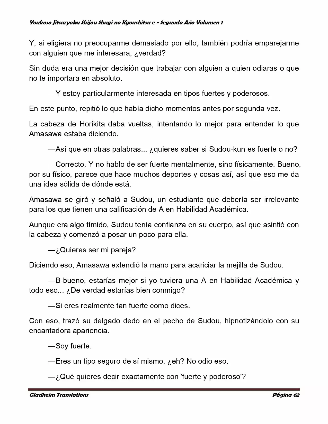 Página 62 del Manga