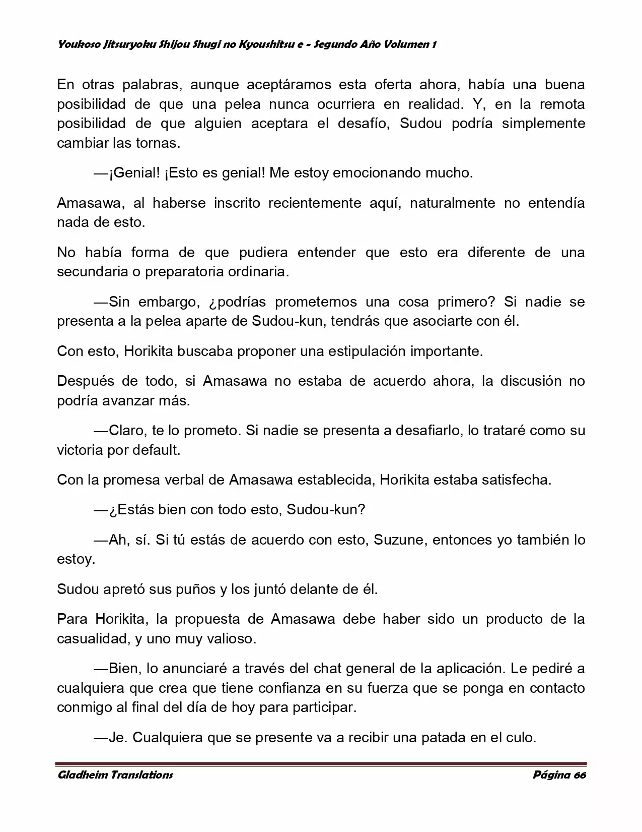 Página 66 del Manga