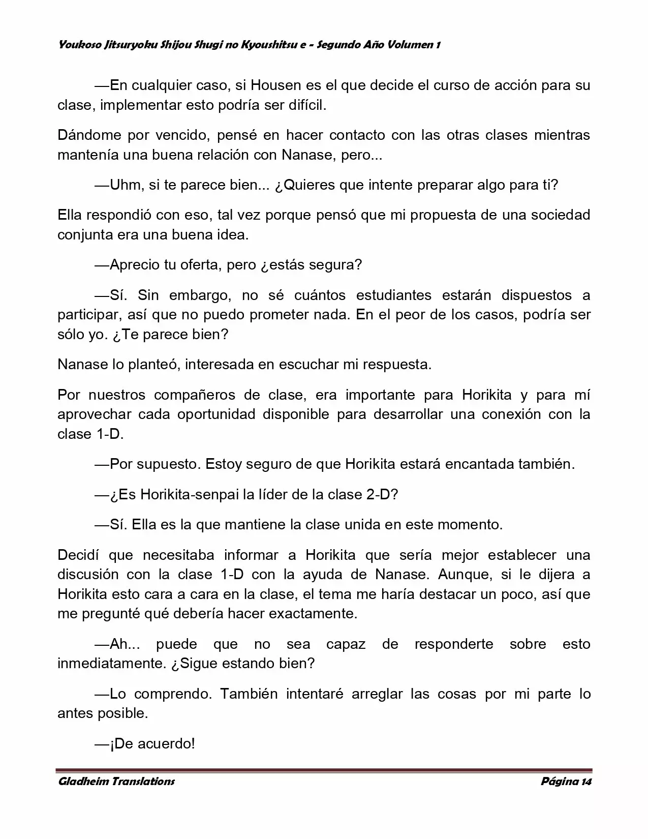 Página 14 del Manga