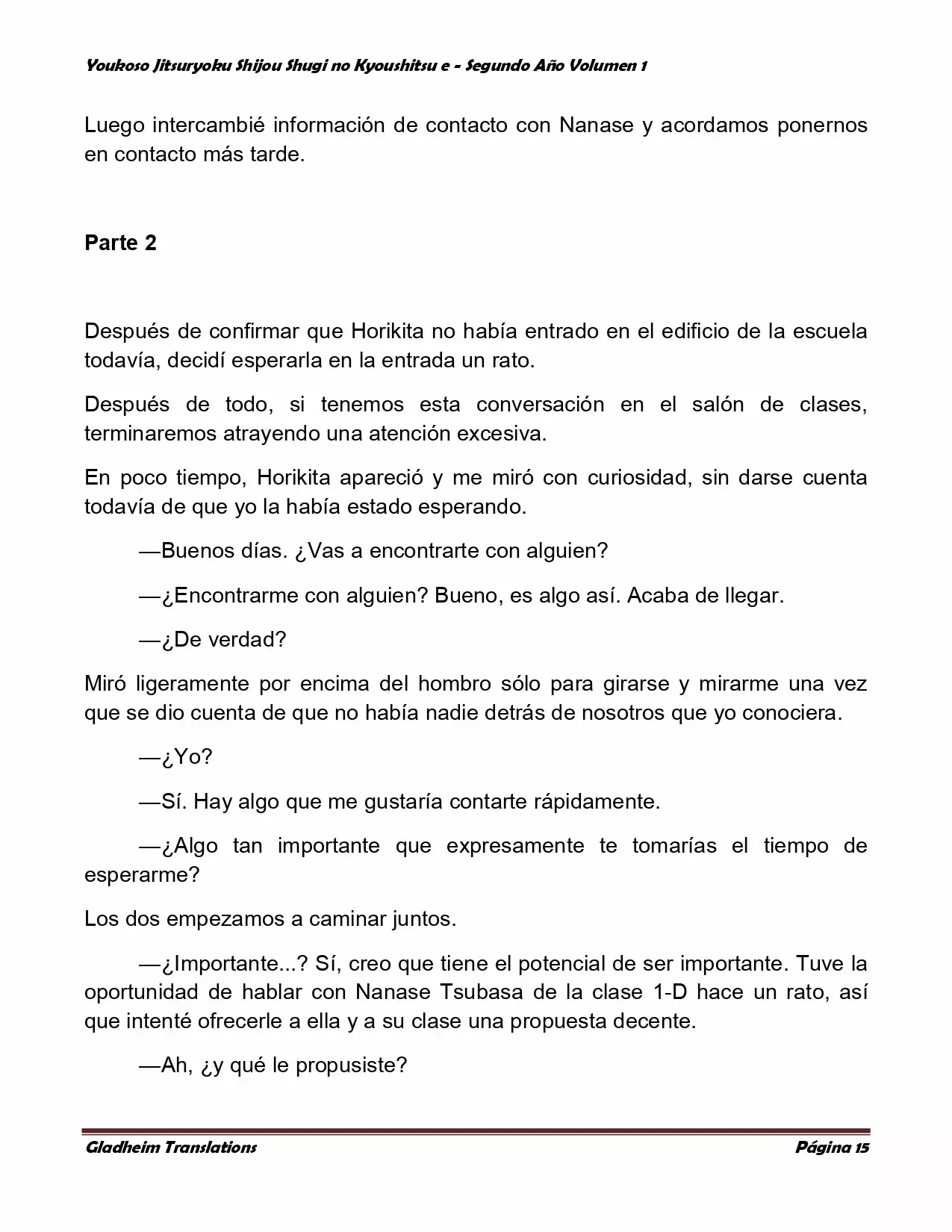 Página 15 del Manga