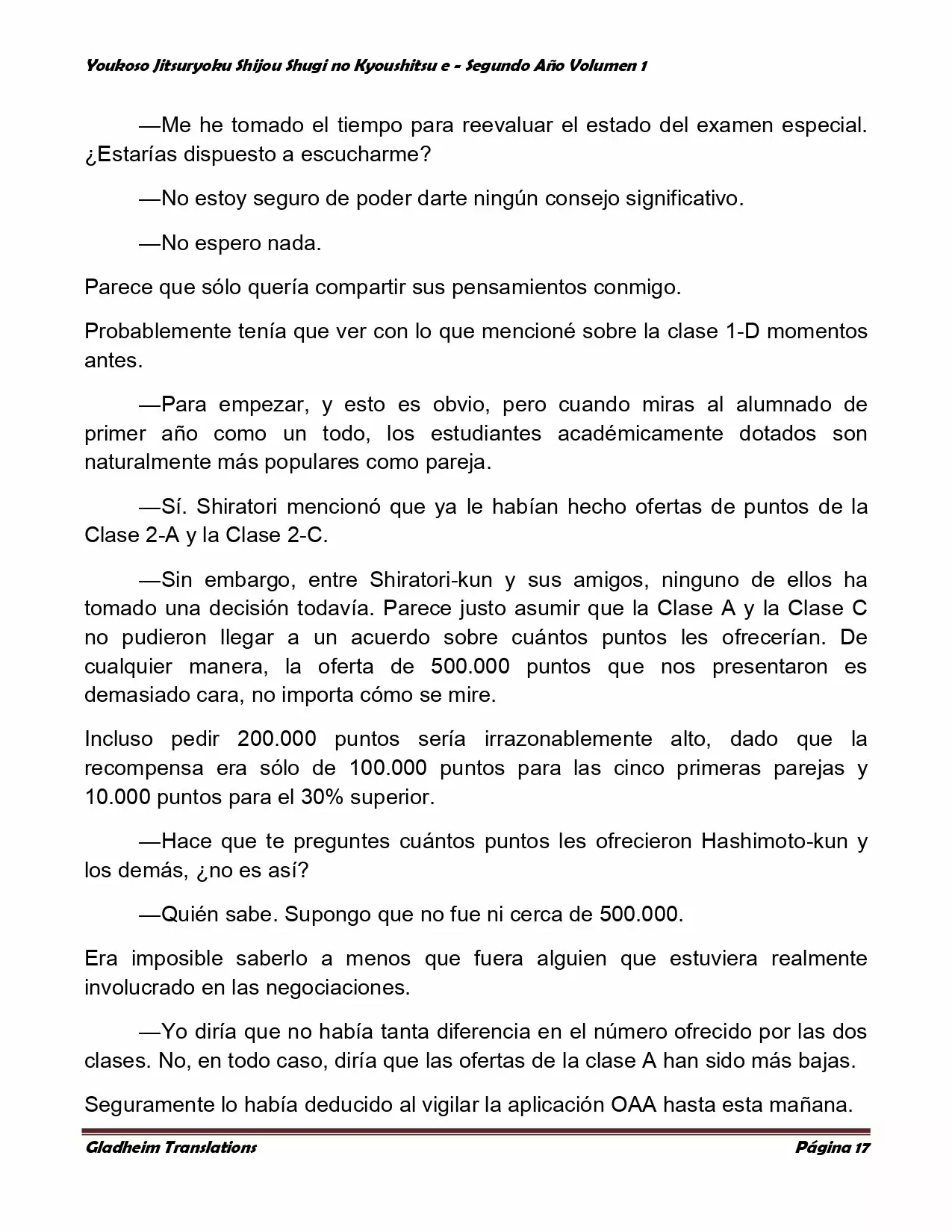 Página 17 del Manga