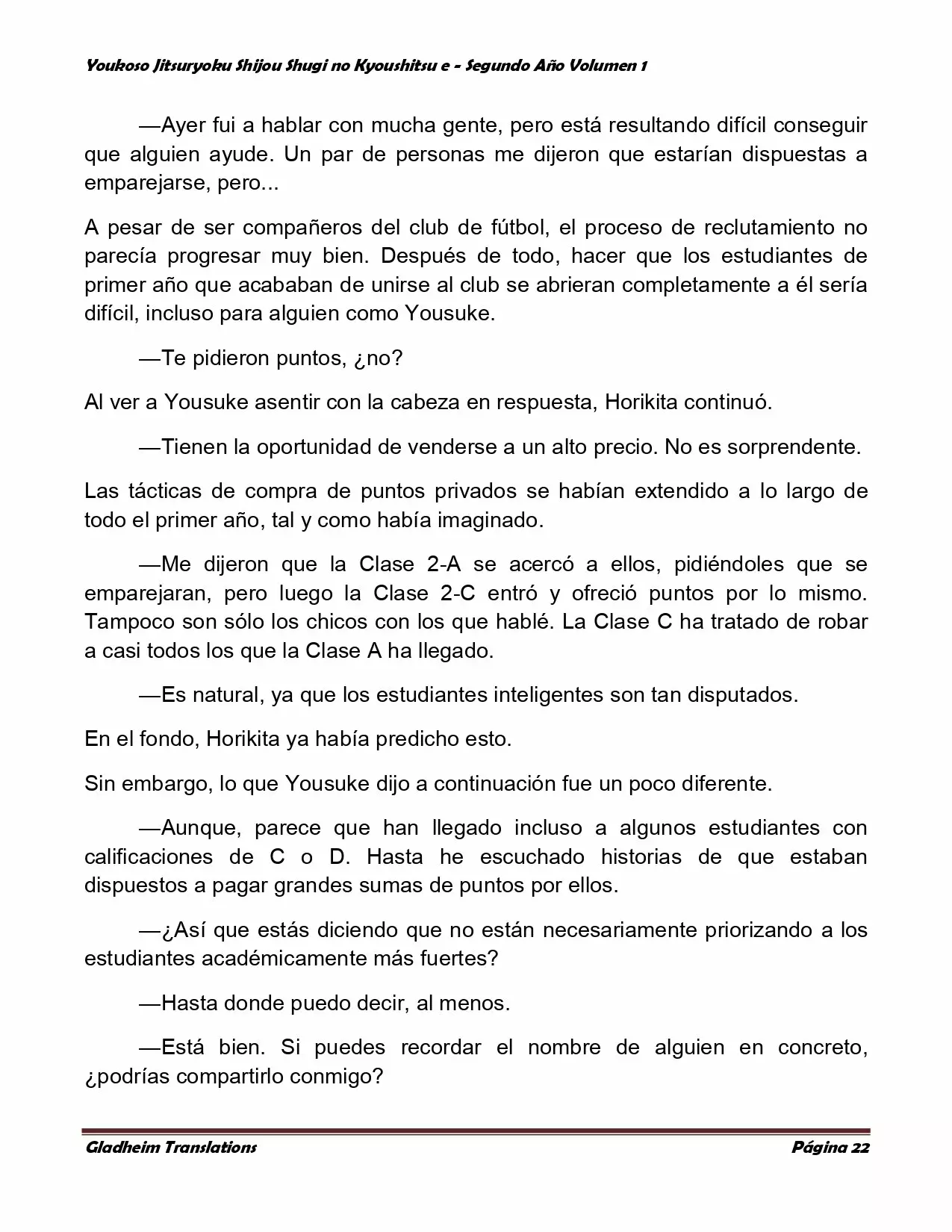 Página 22 del Manga