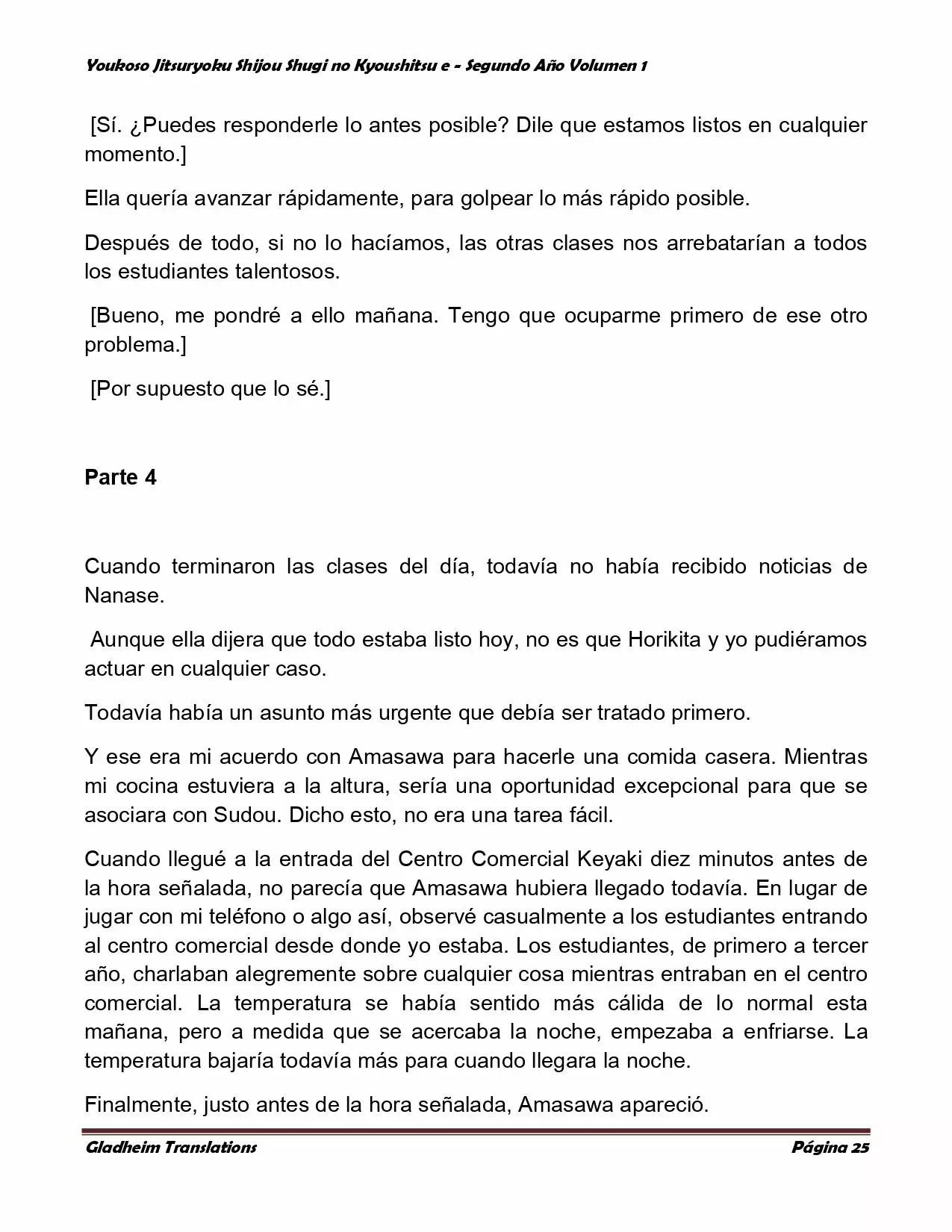 Página 25 del Manga