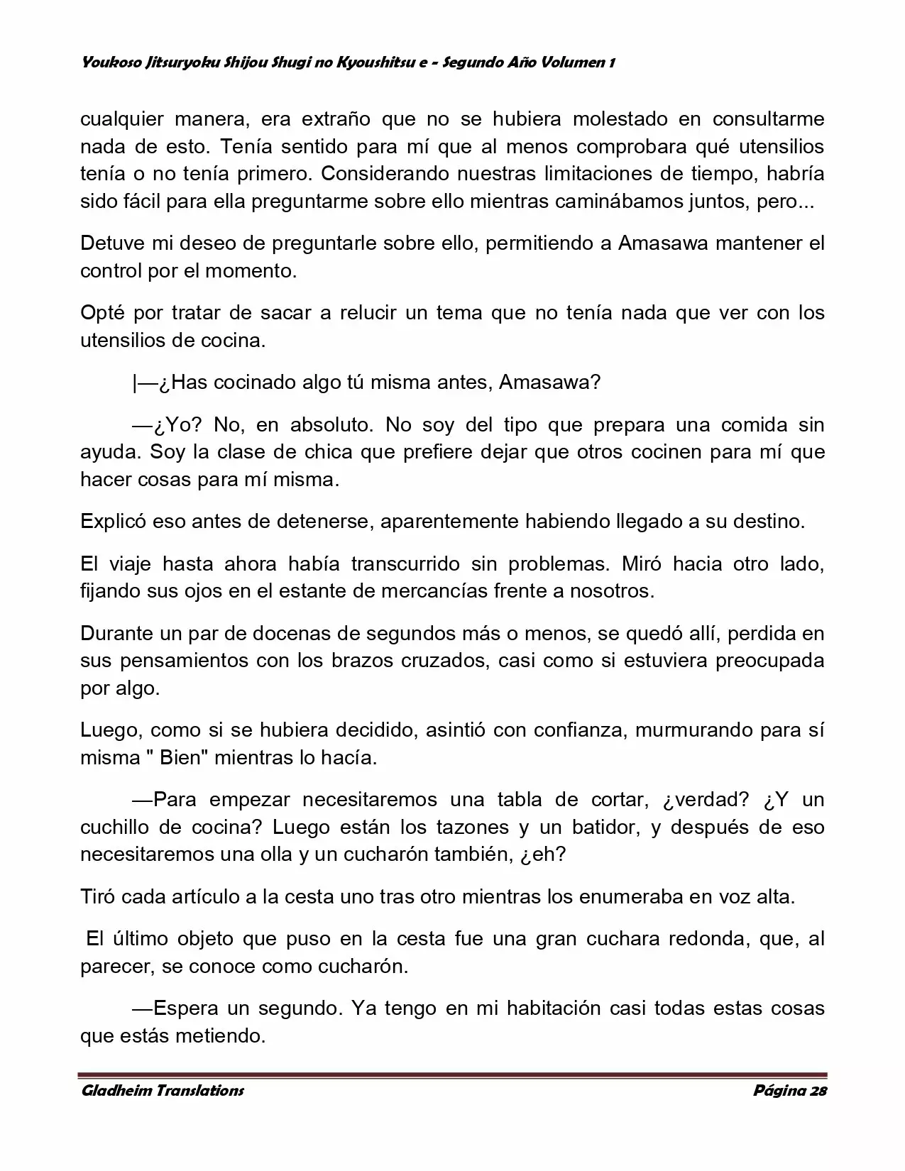 Página 28 del Manga