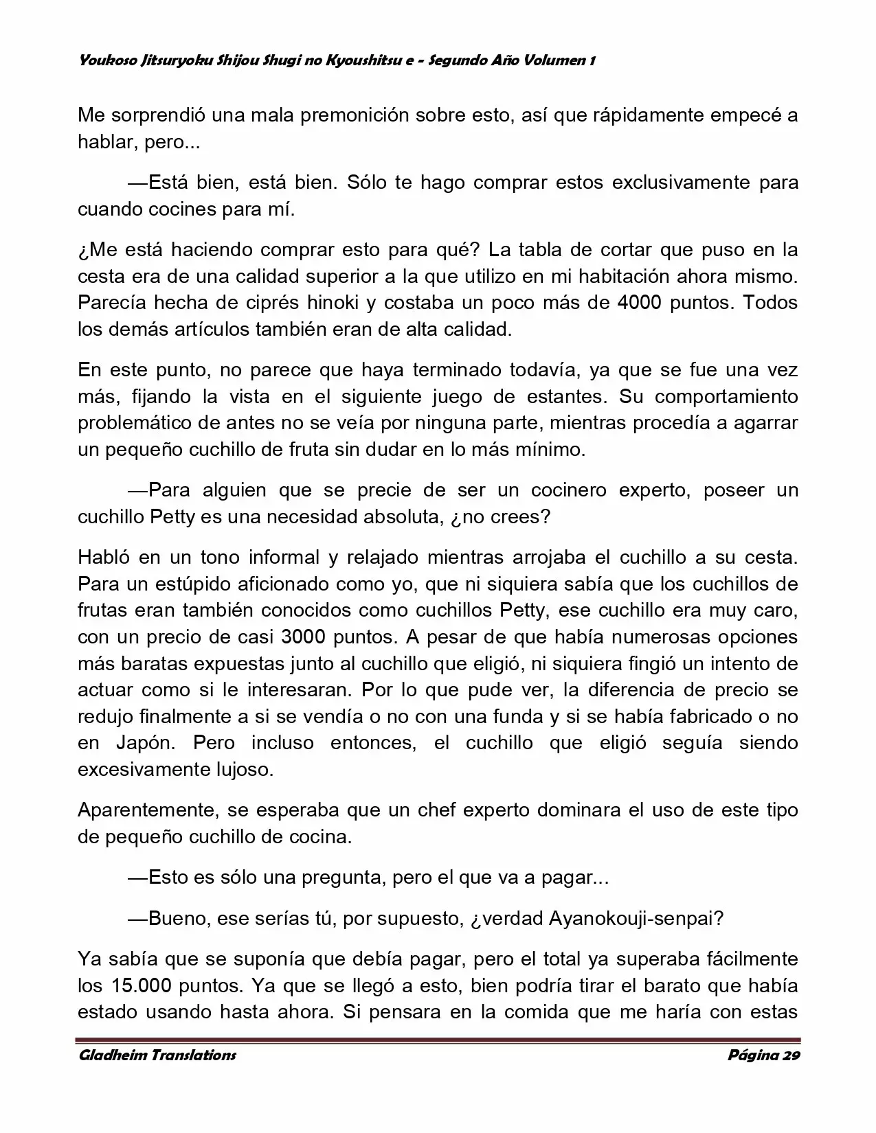 Página 29 del Manga