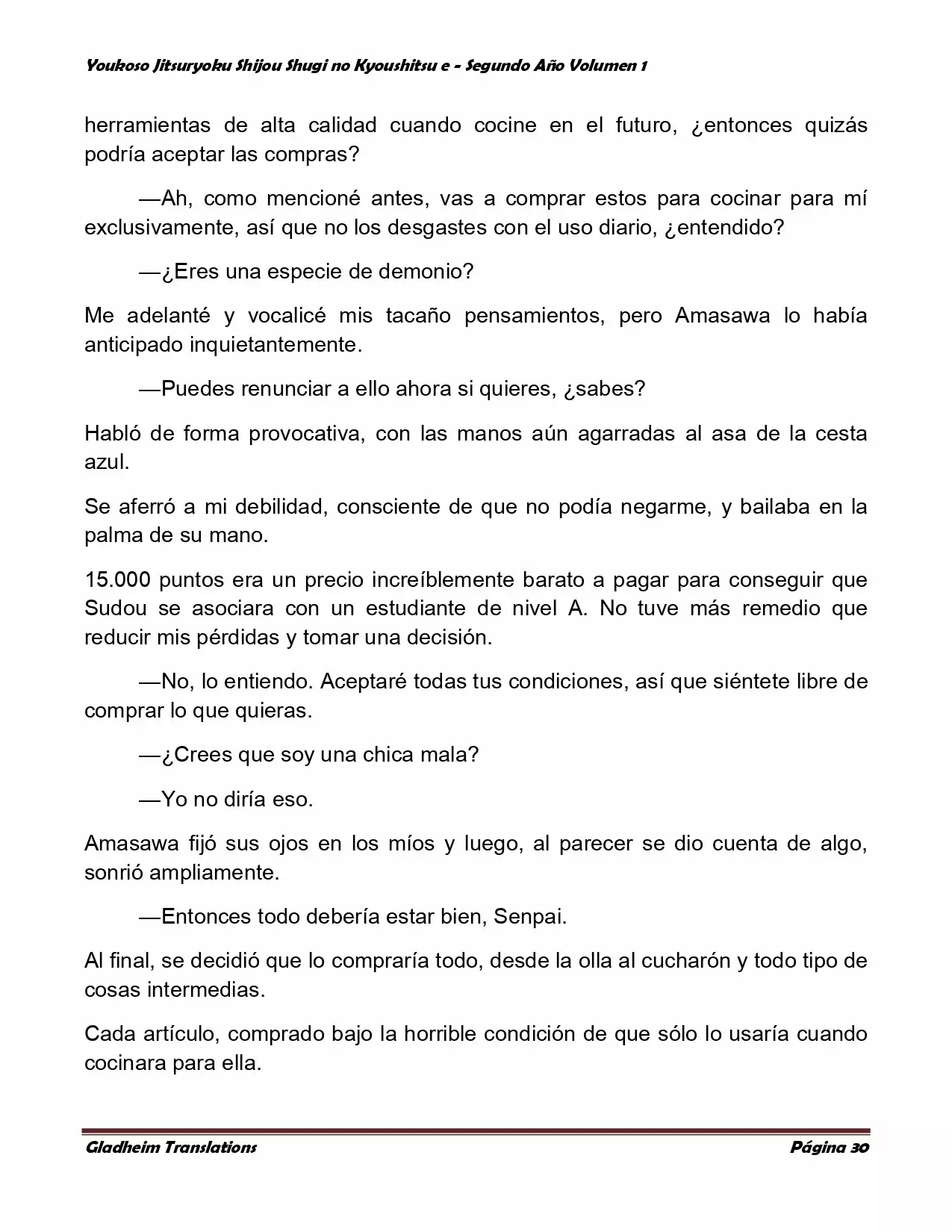 Página 30 del Manga