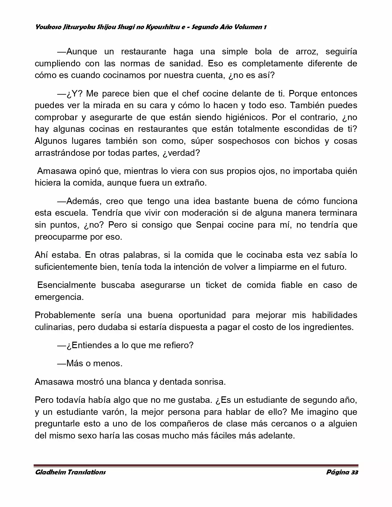 Página 33 del Manga