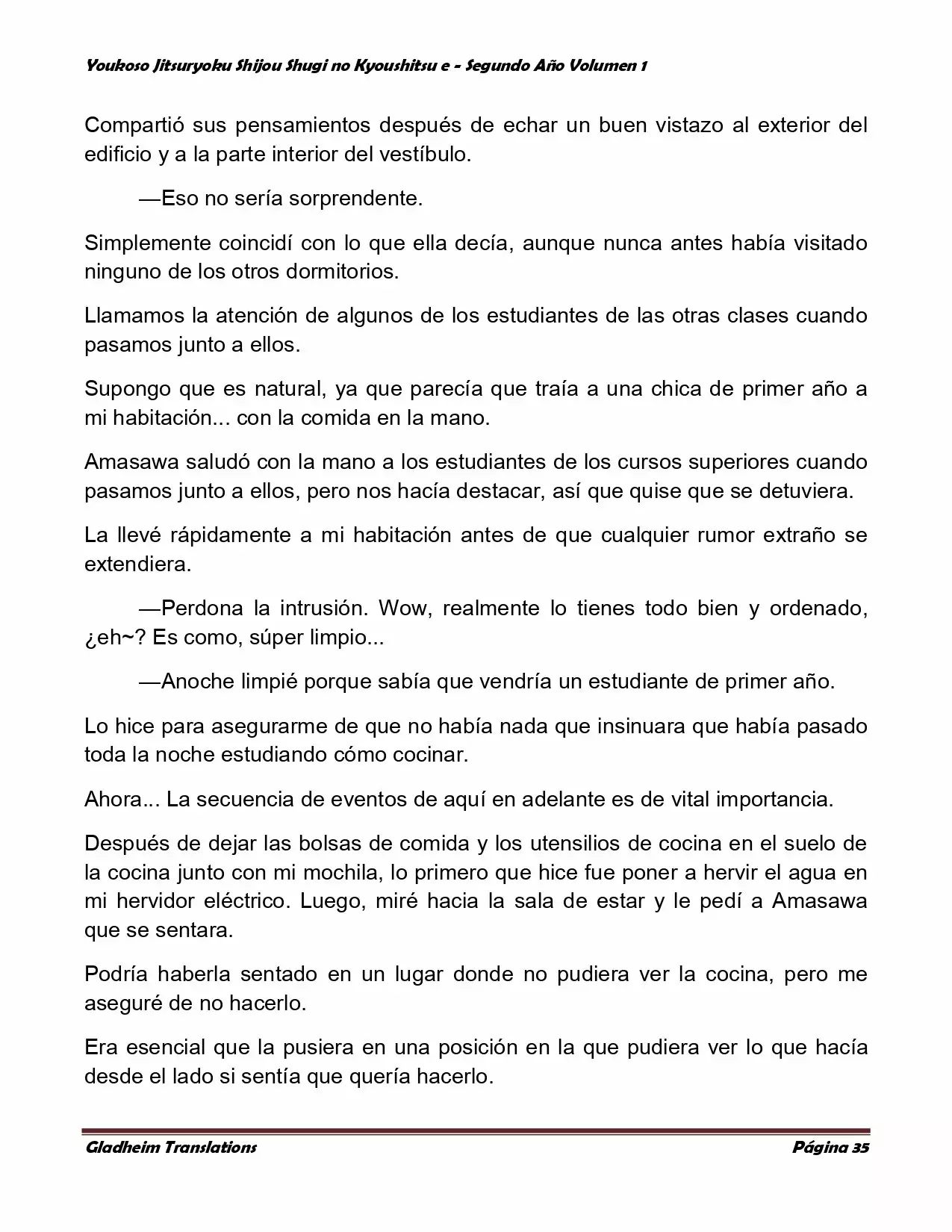 Página 35 del Manga