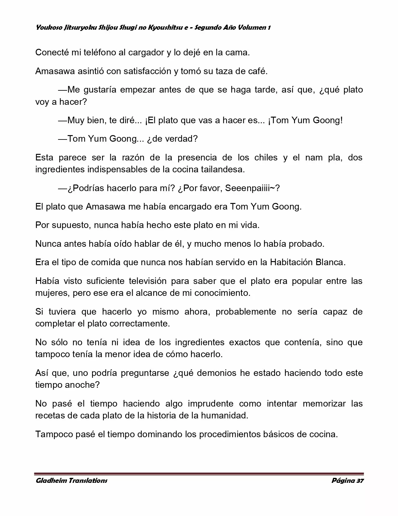 Página 37 del Manga