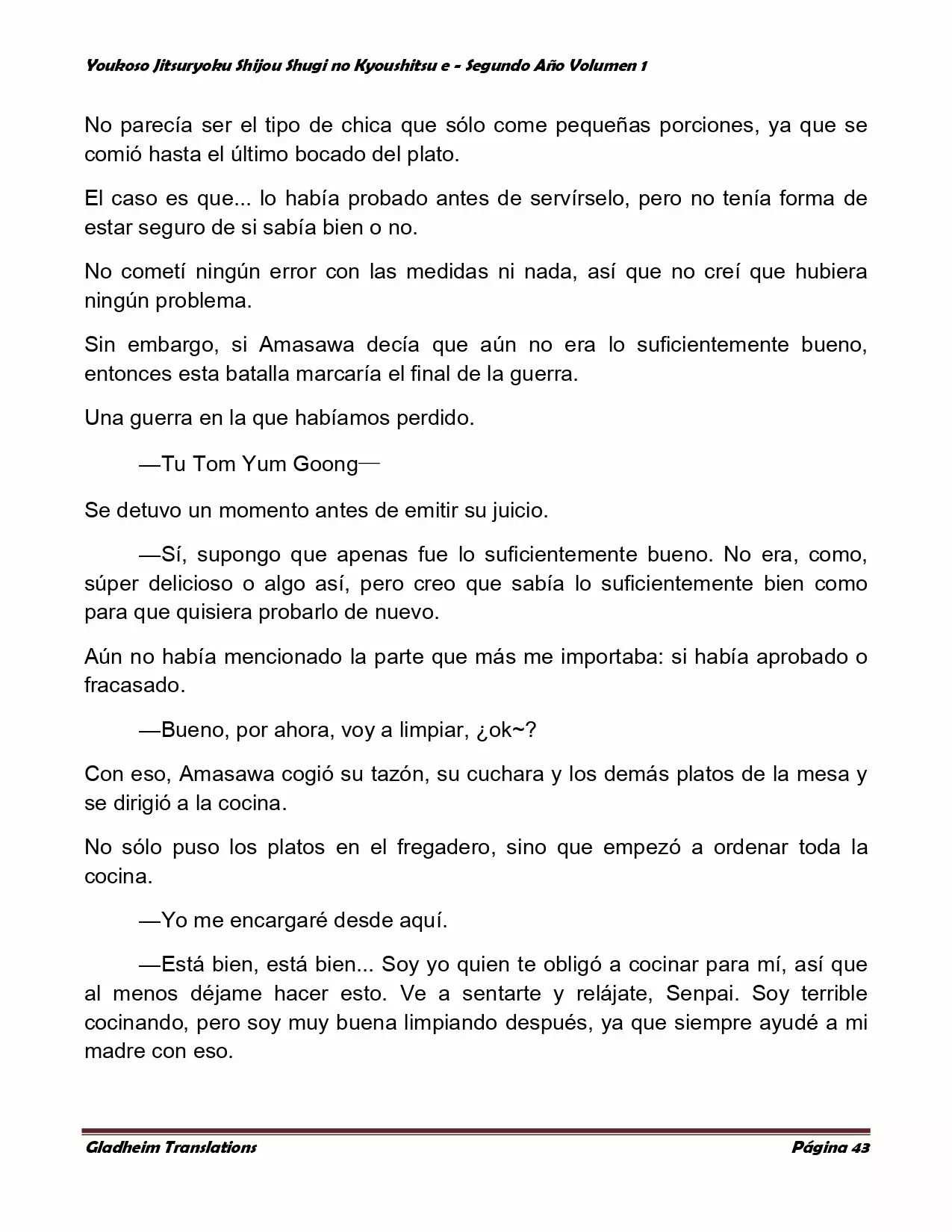 Página 43 del Manga