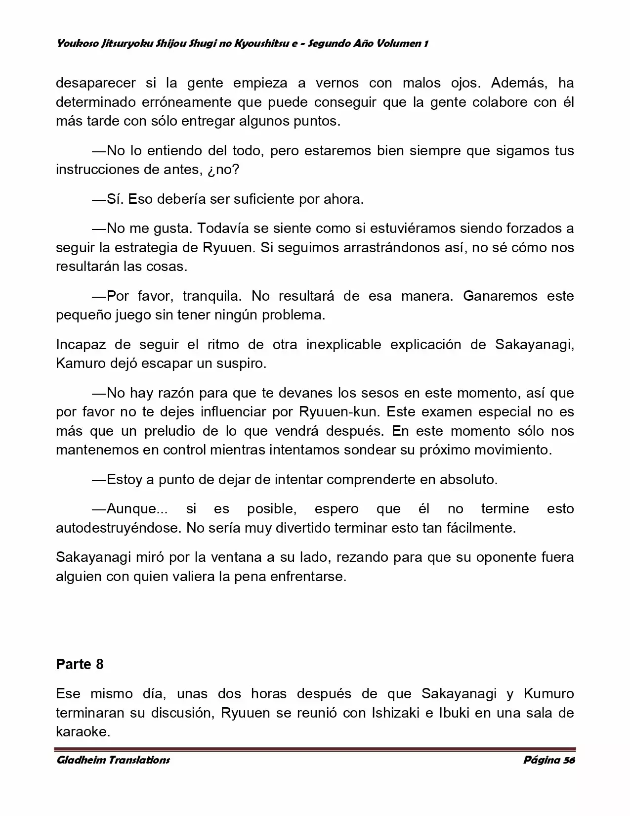 Página 56 del Manga