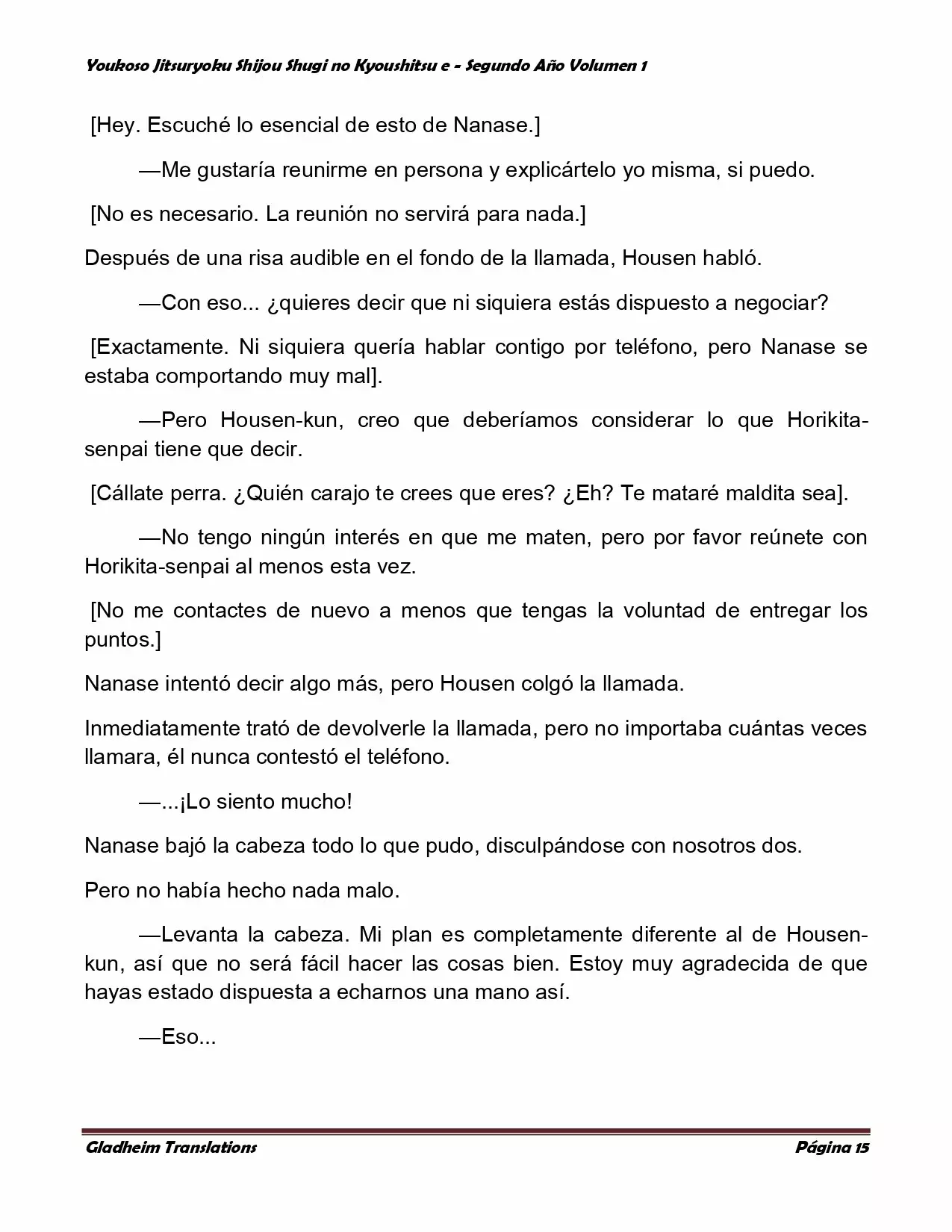 Página 15 del Manga