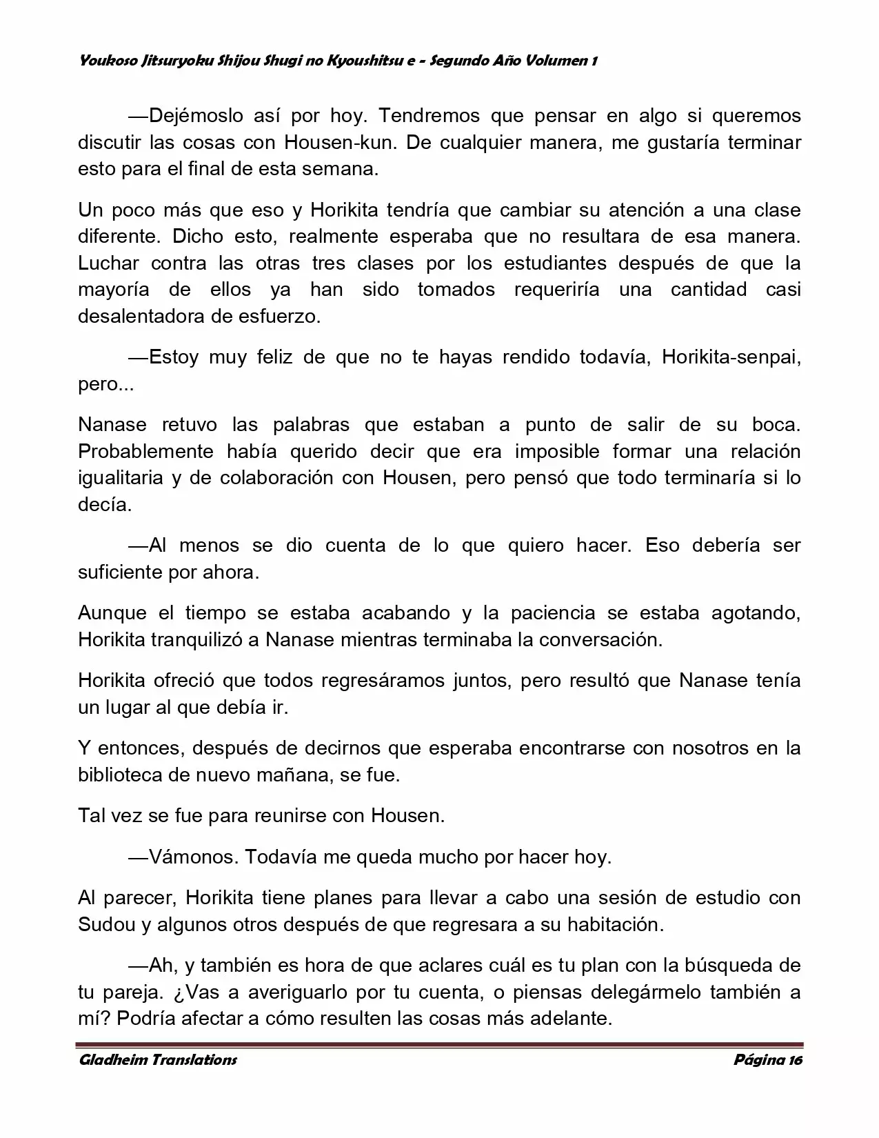 Página 16 del Manga