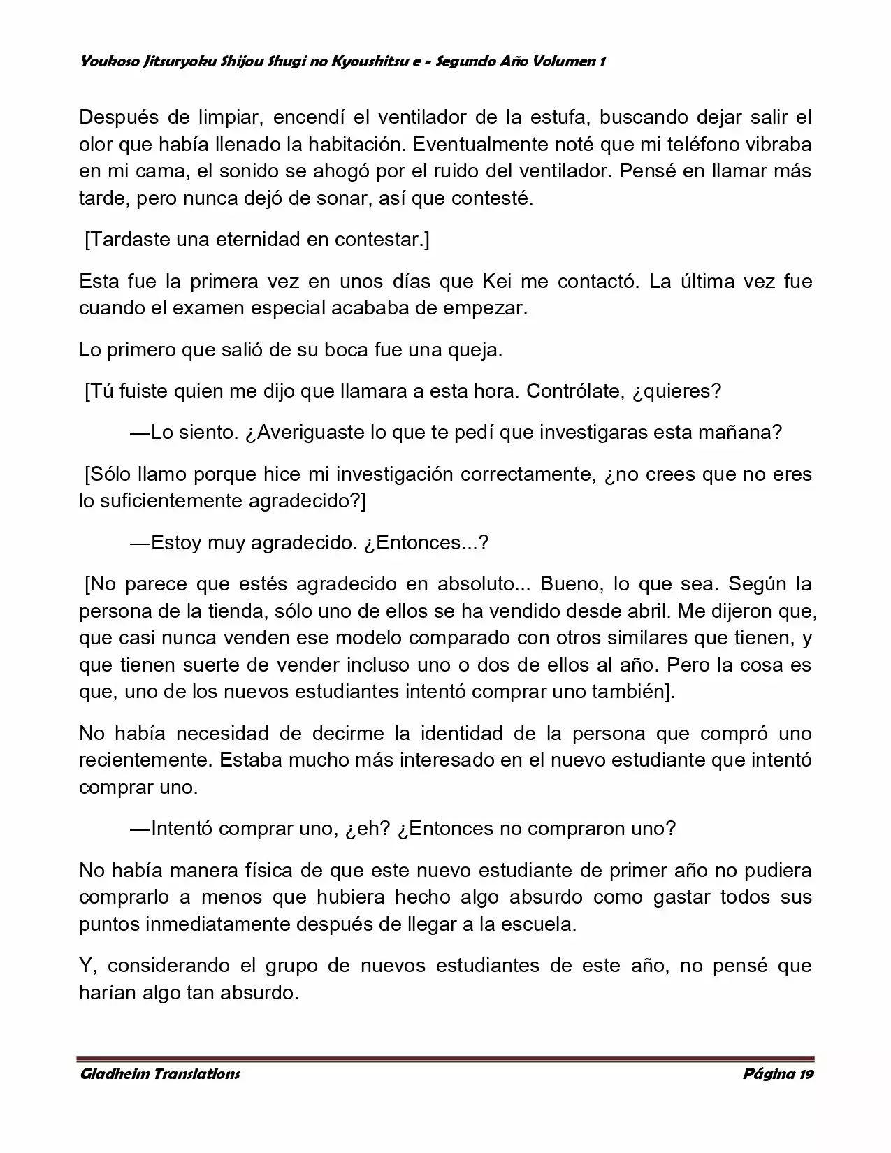 Página 19 del Manga