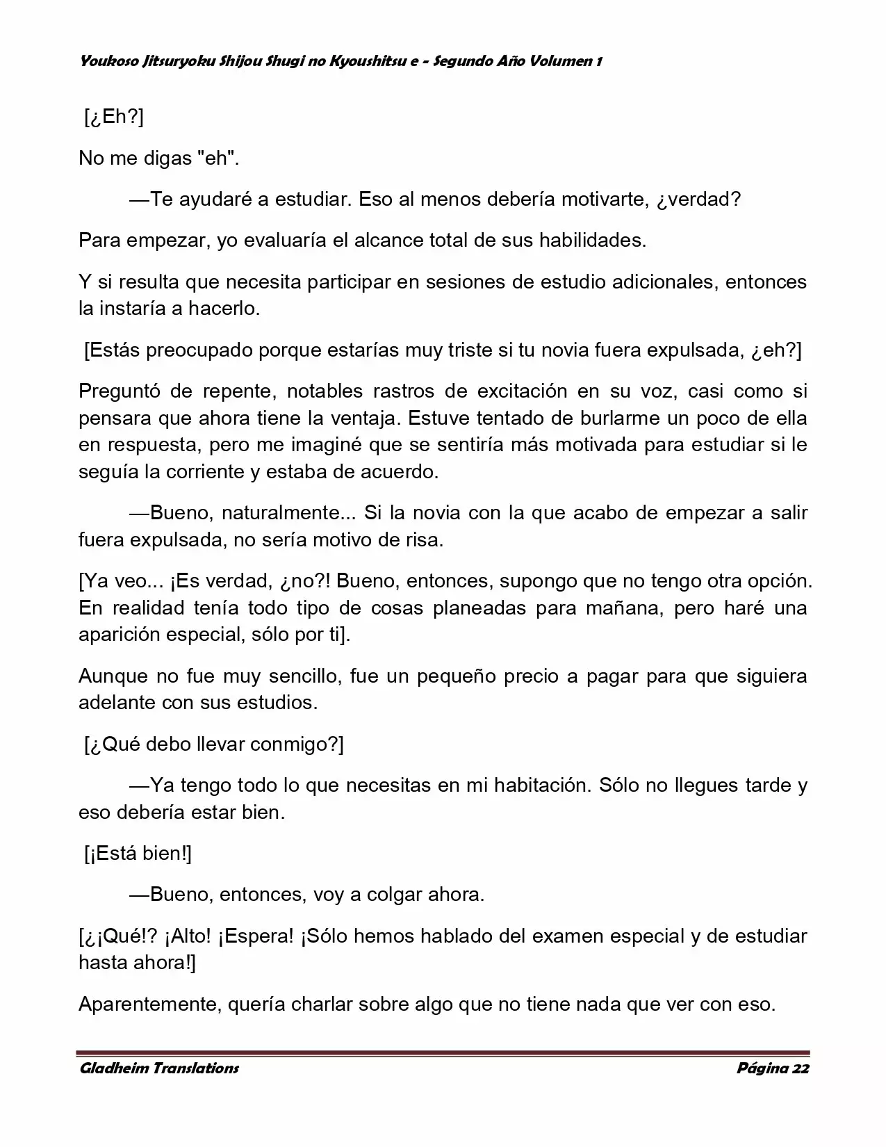 Página 22 del Manga