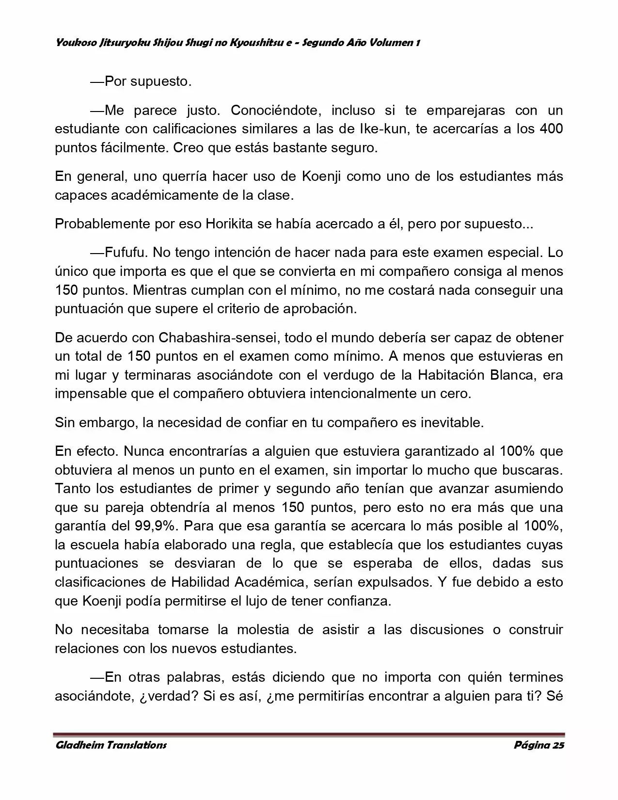 Página 25 del Manga