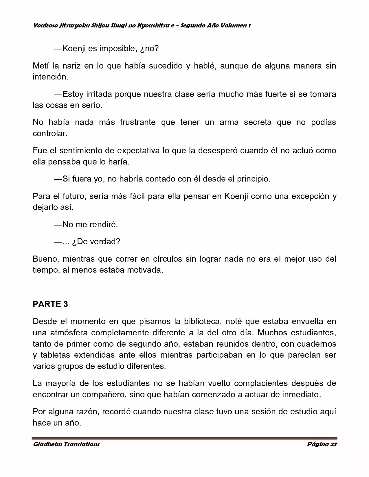 Página 27 del Manga