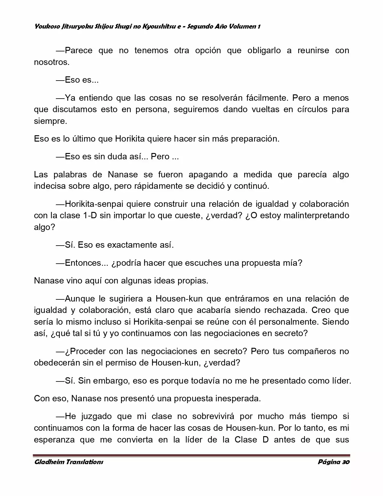 Página 30 del Manga