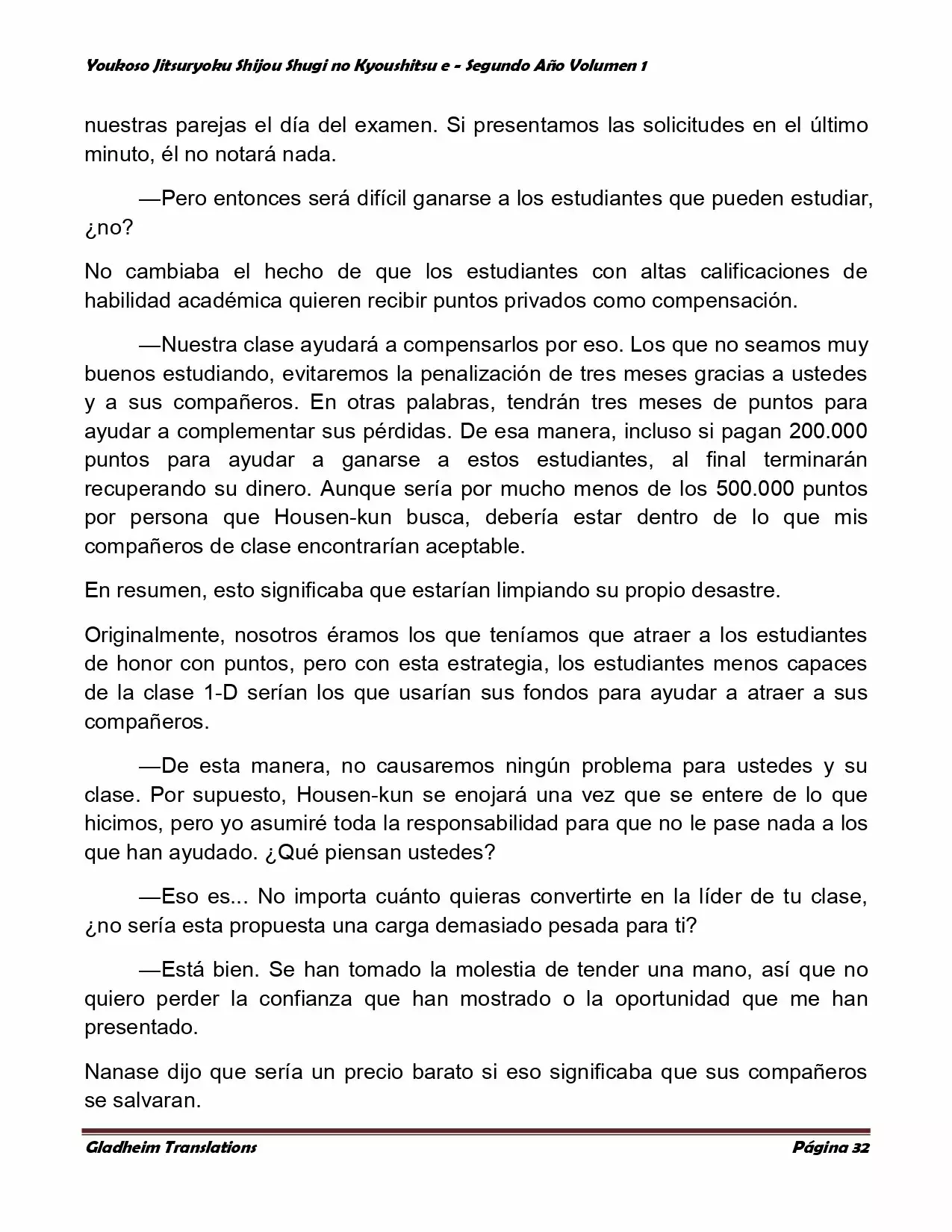 Página 32 del Manga