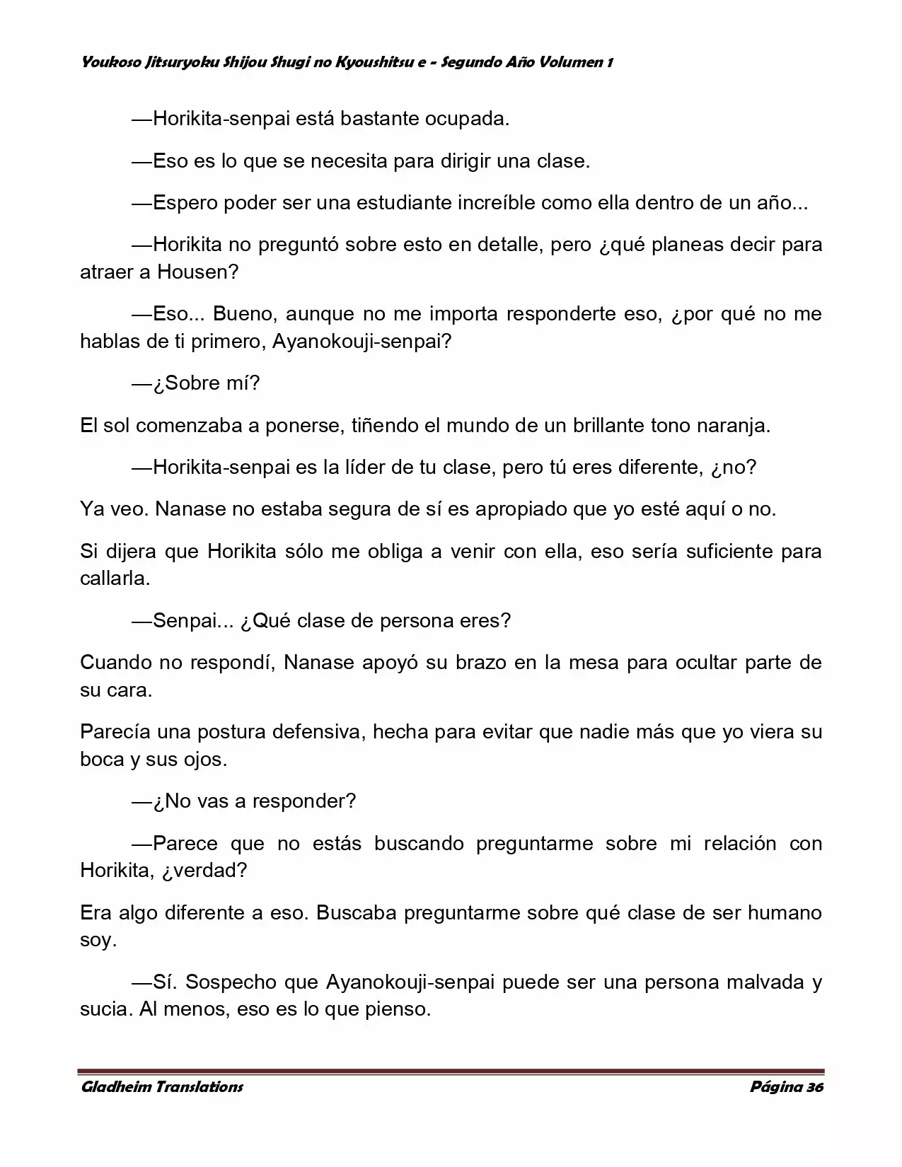 Página 36 del Manga