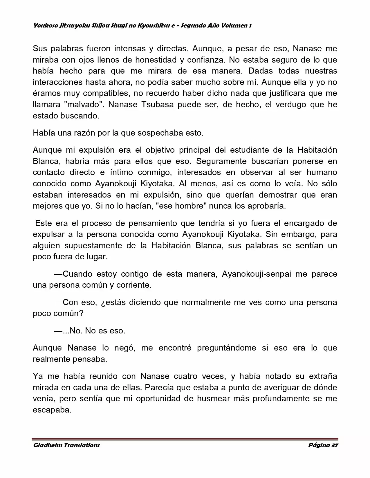 Página 37 del Manga