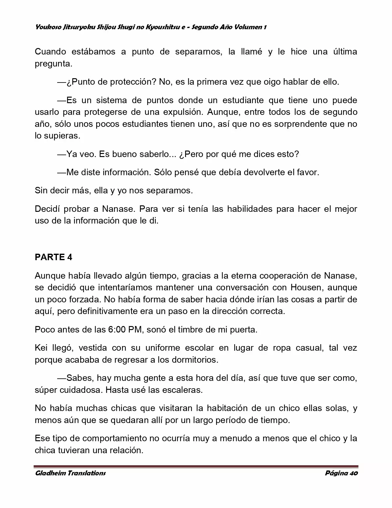 Página 40 del Manga