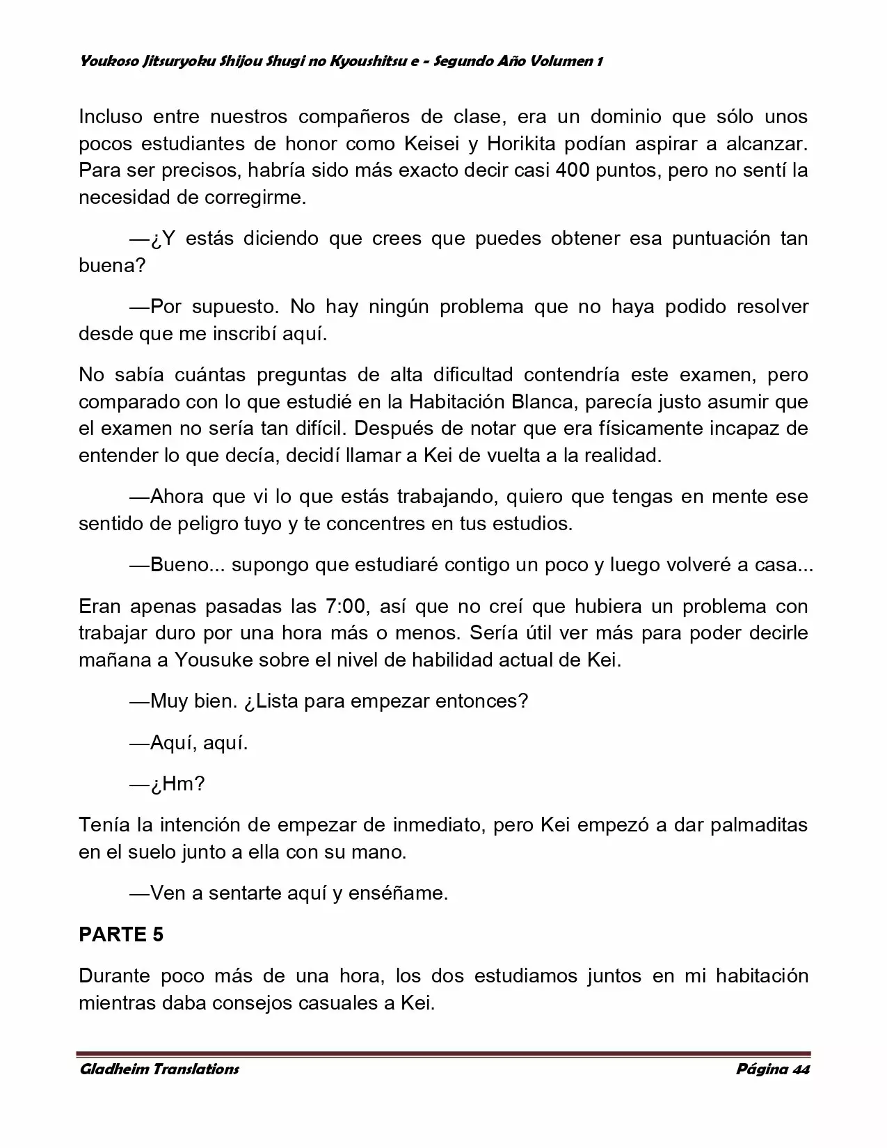 Página 44 del Manga