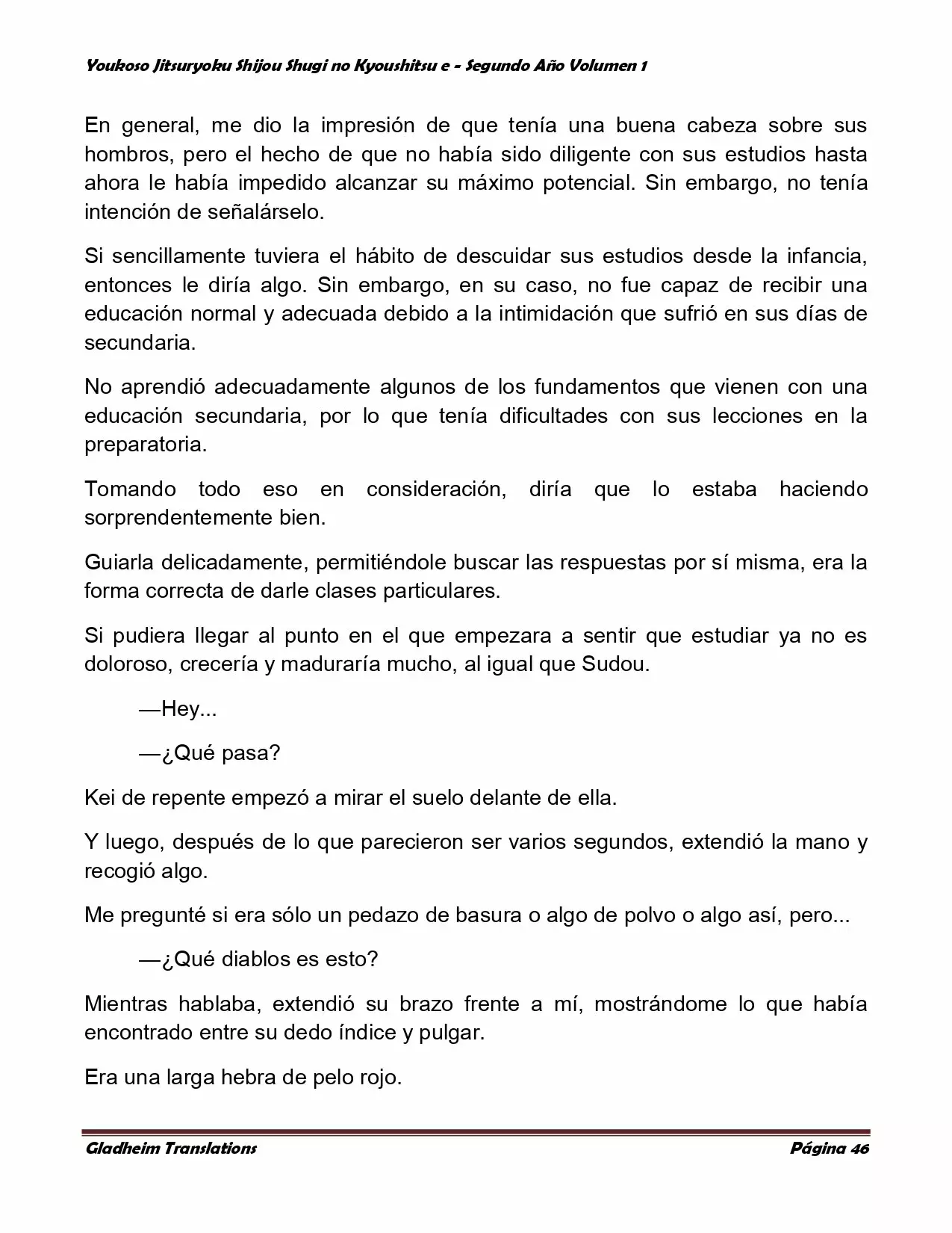 Página 46 del Manga