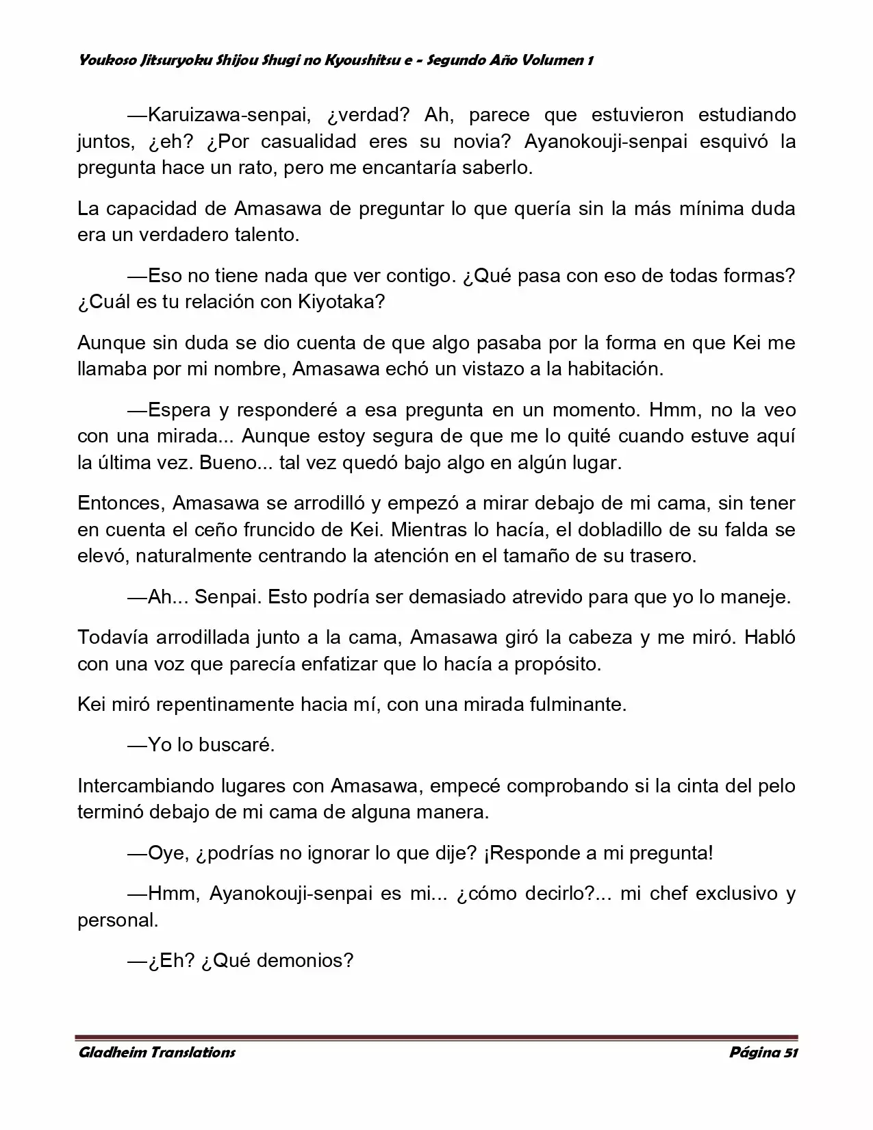 Página 51 del Manga