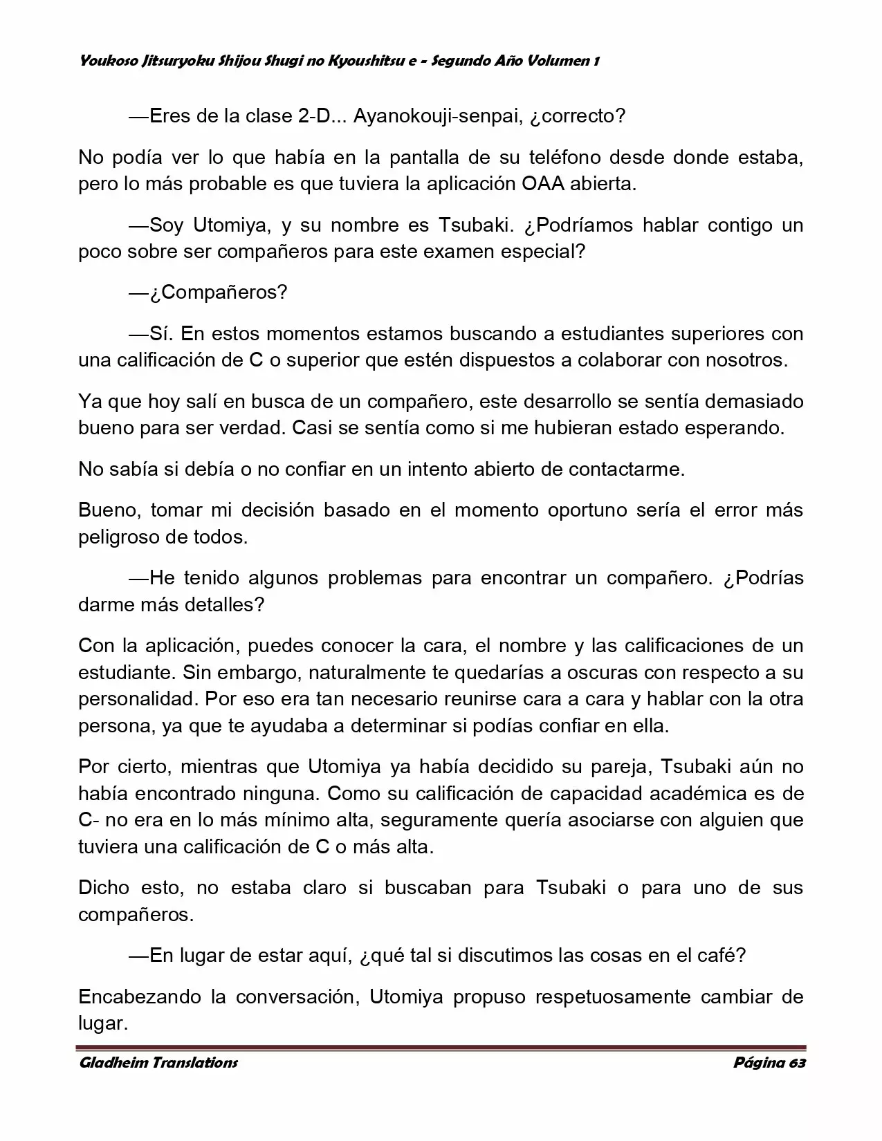 Página 63 del Manga