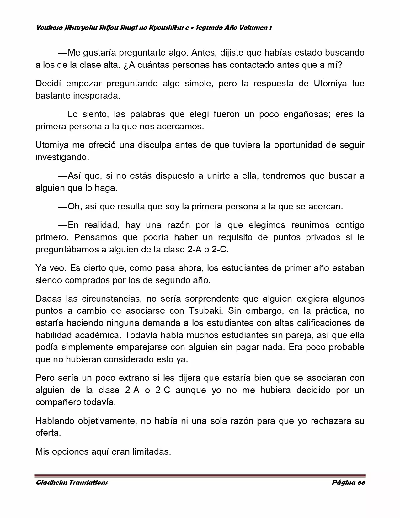 Página 66 del Manga