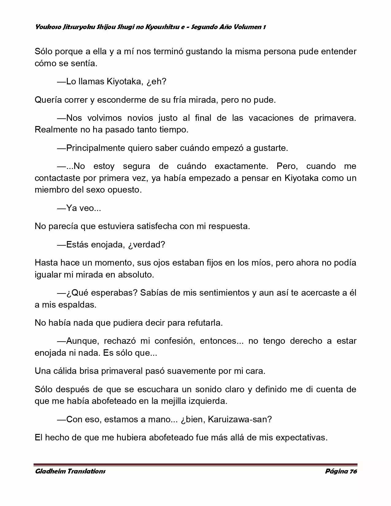 Página 76 del Manga