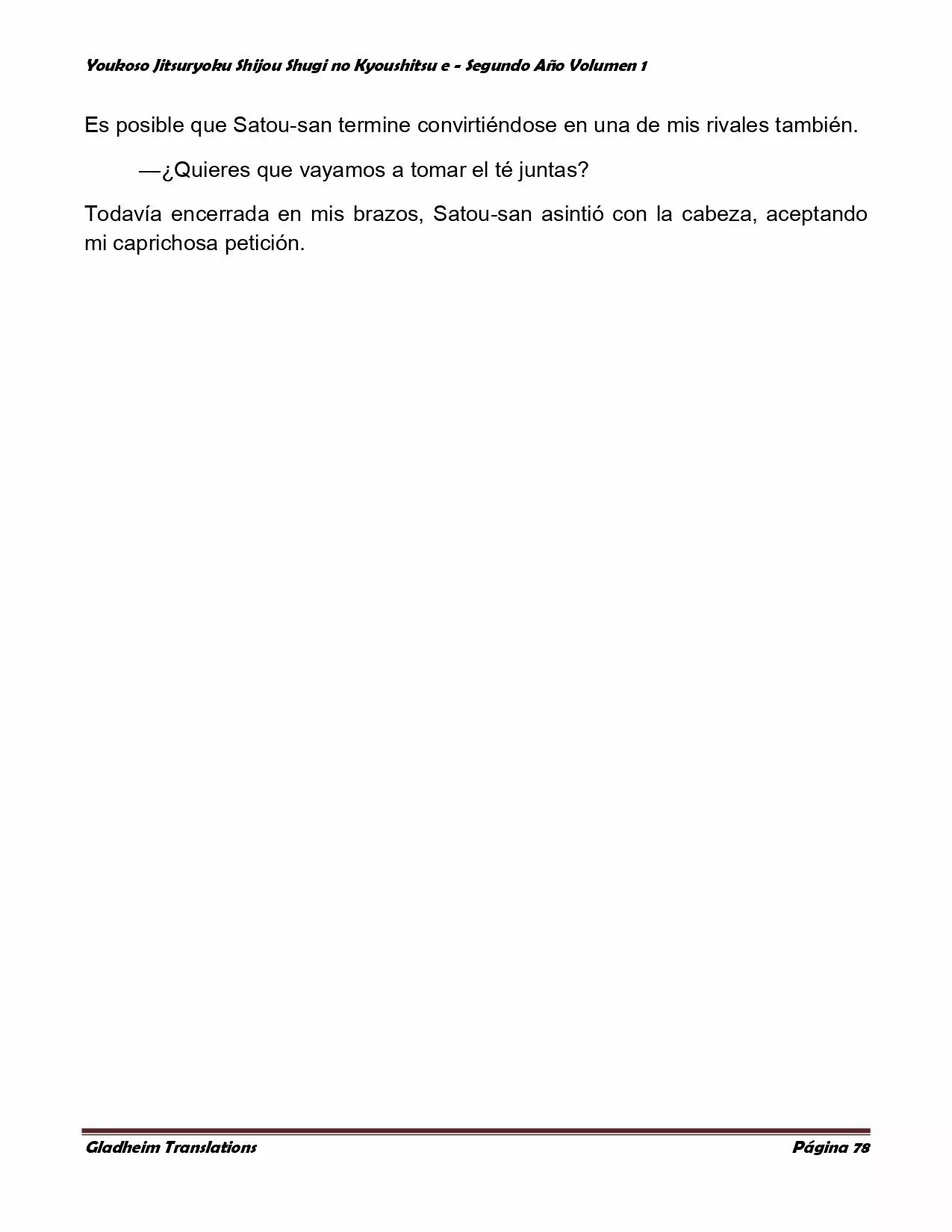 Página 78 del Manga