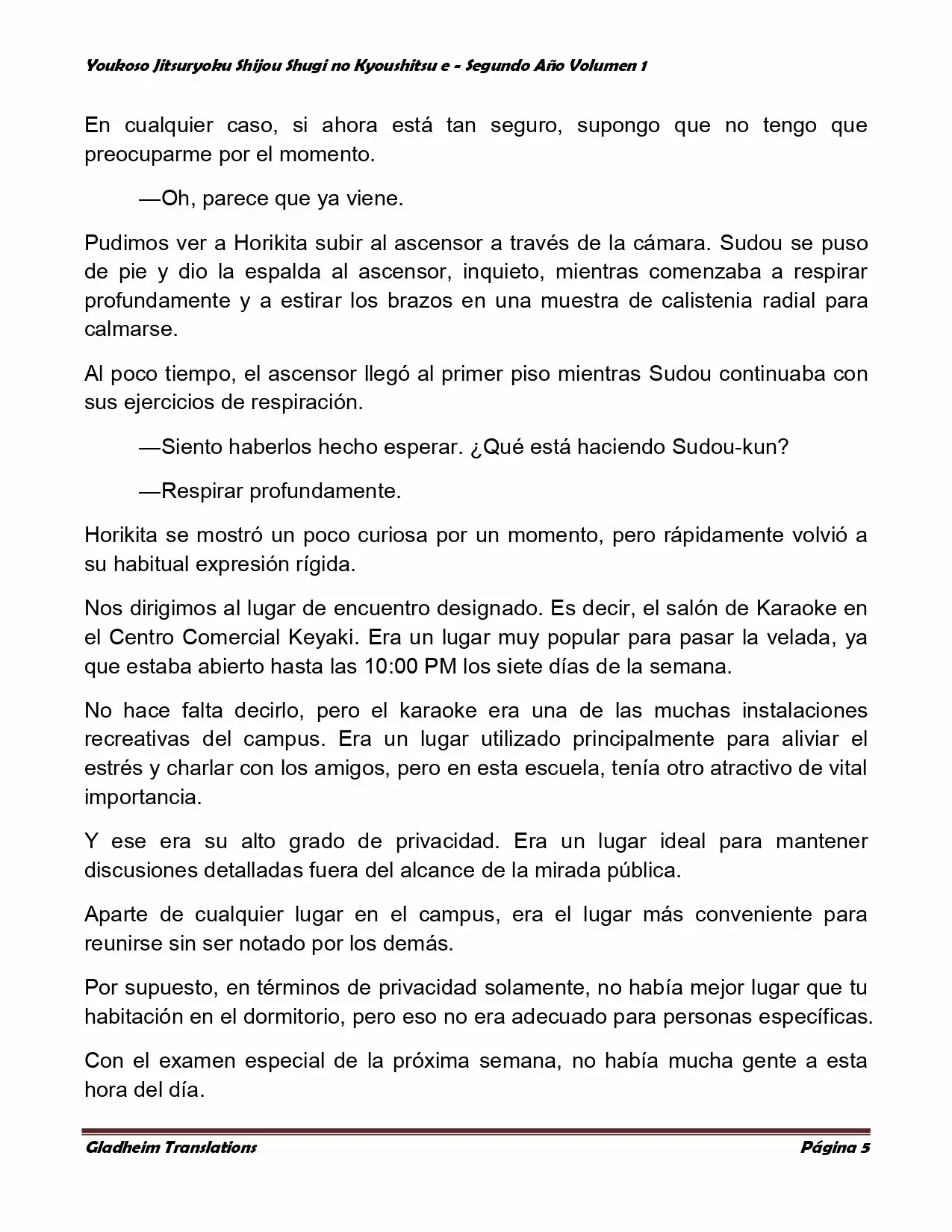 Página 5 del Manga