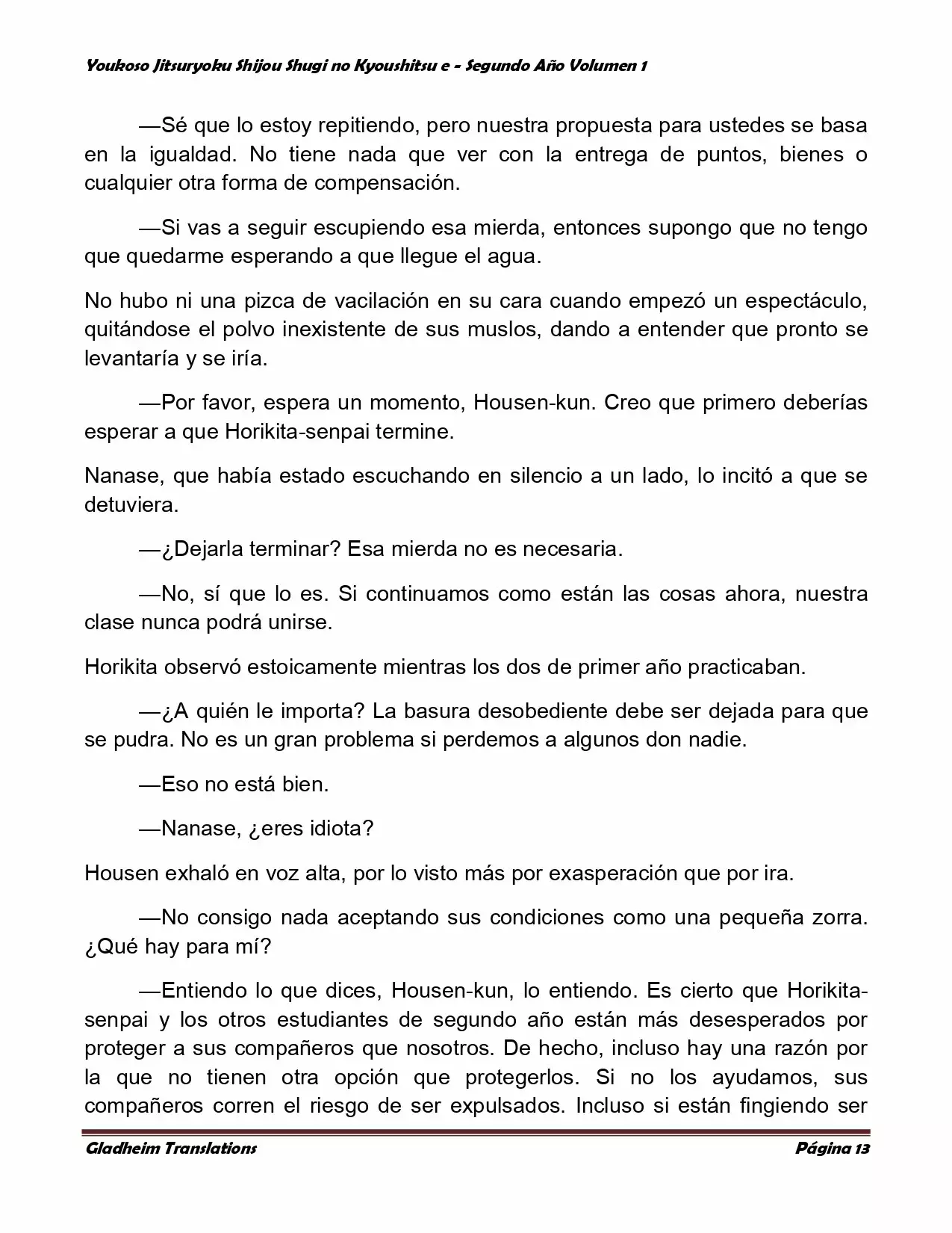 Página 13 del Manga