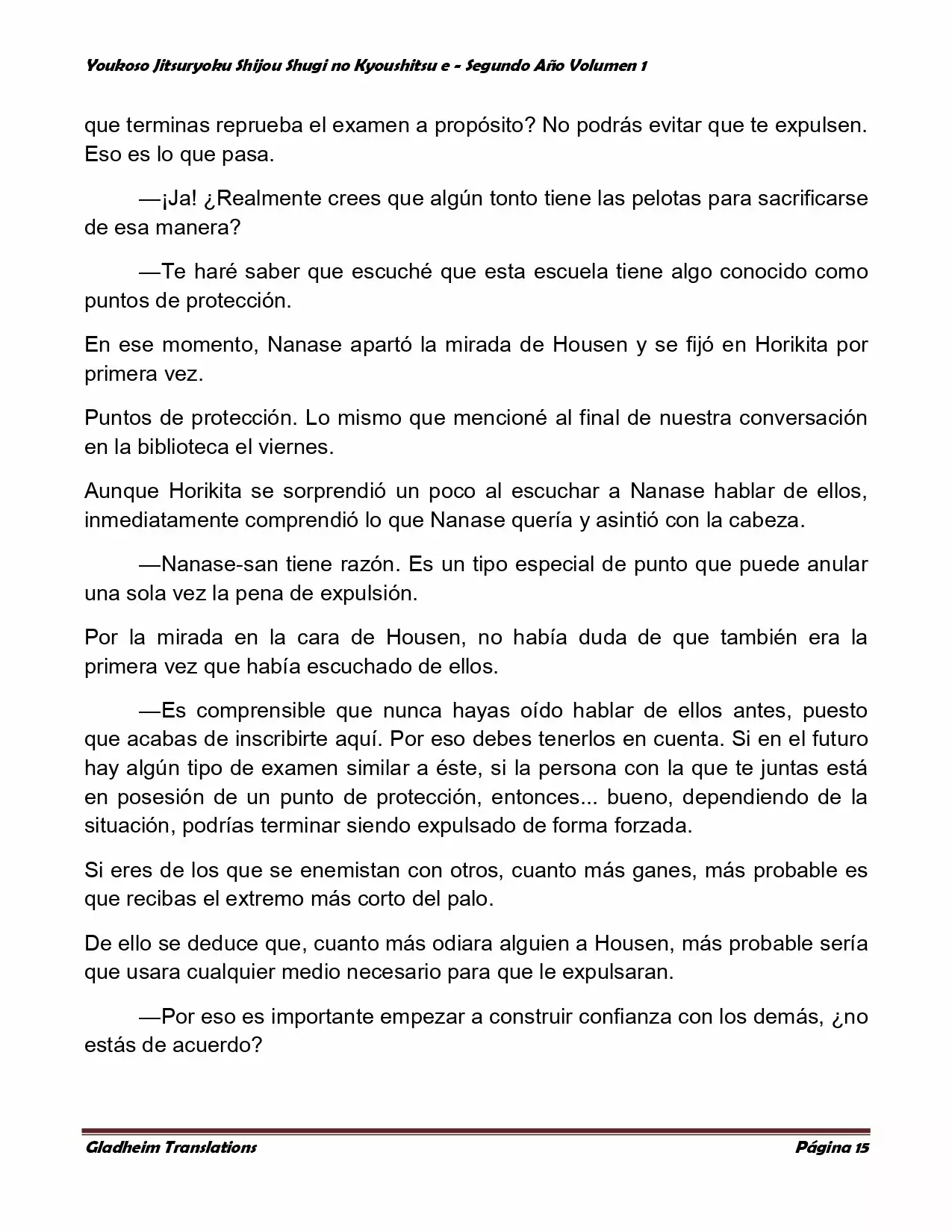 Página 15 del Manga