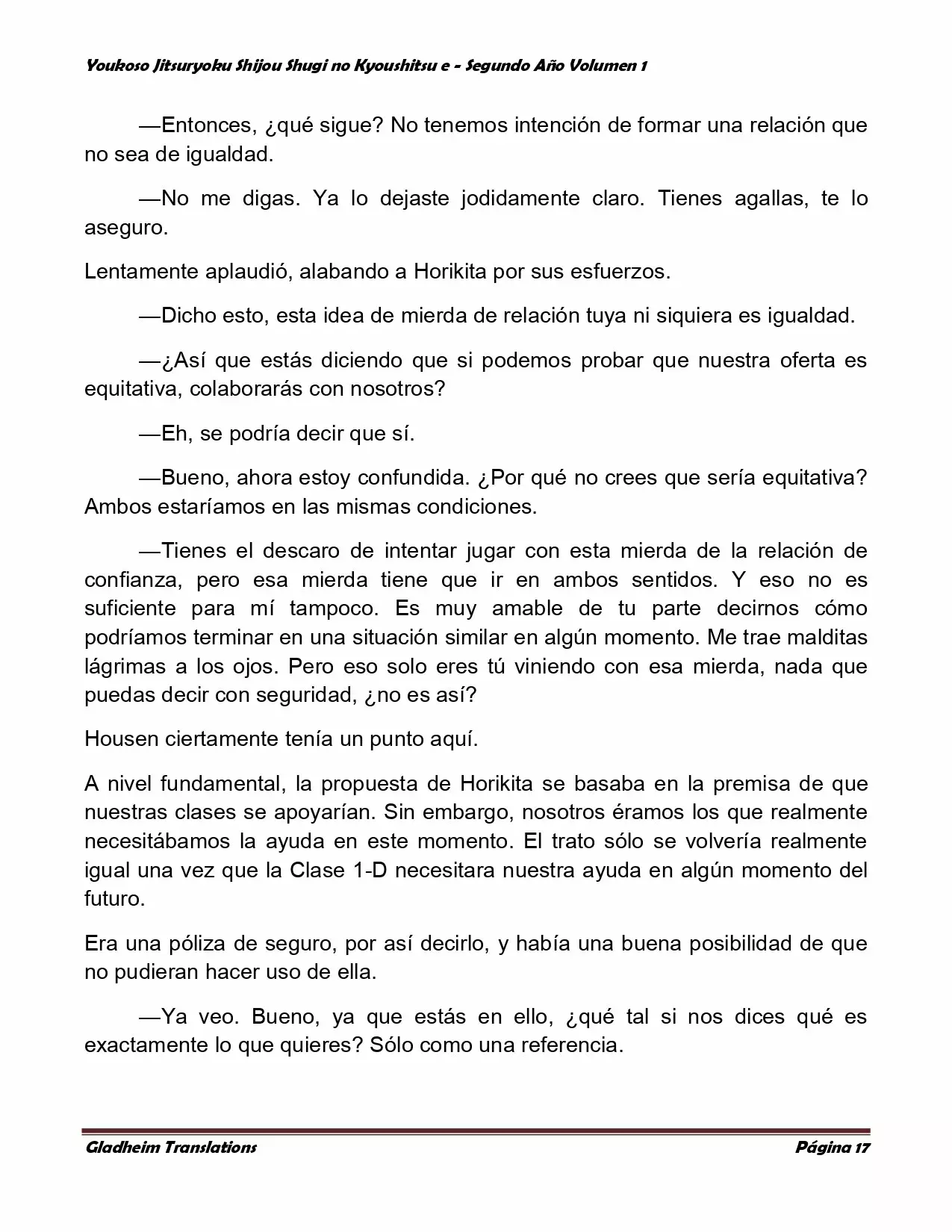 Página 17 del Manga