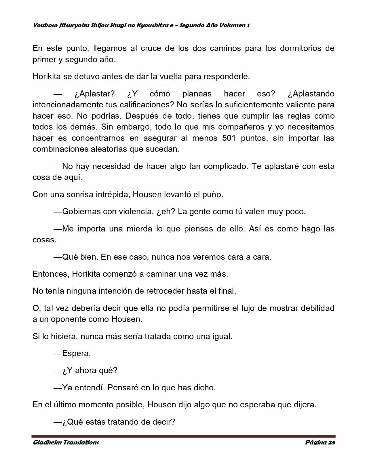 Página 25 del Manga