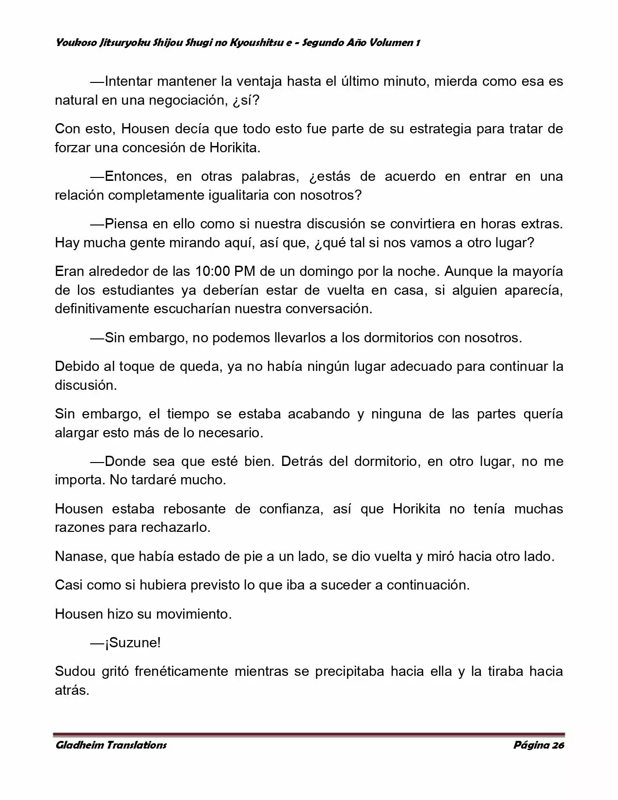 Página 26 del Manga