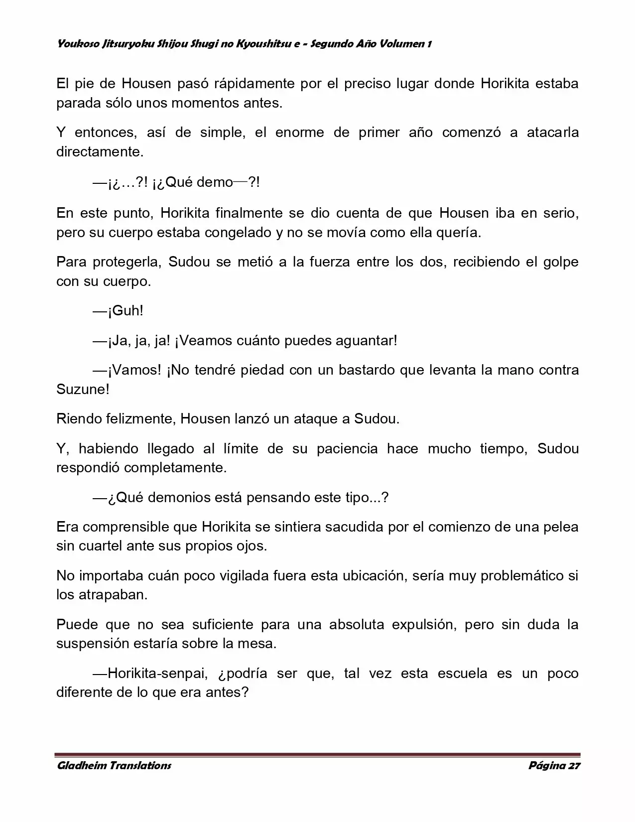 Página 27 del Manga