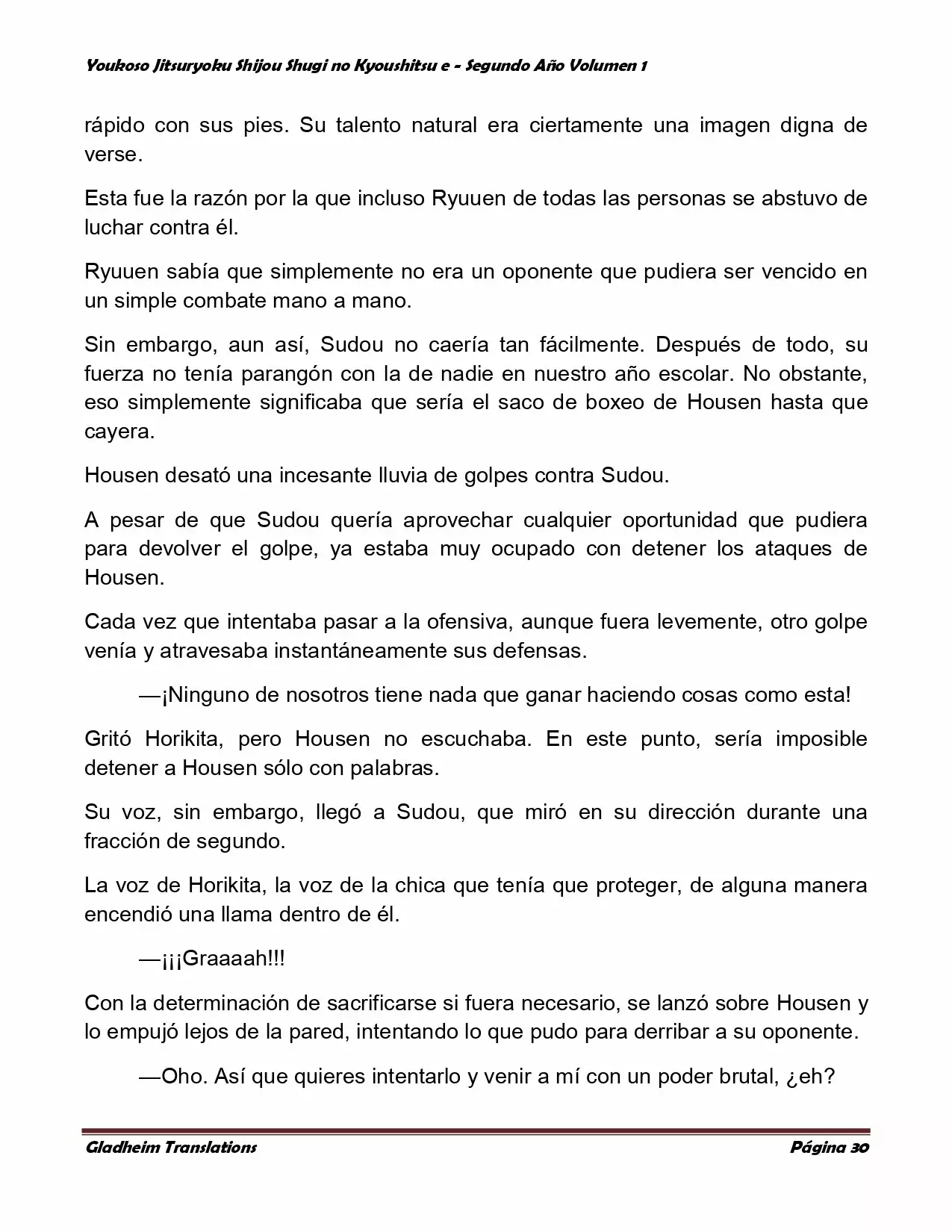 Página 30 del Manga