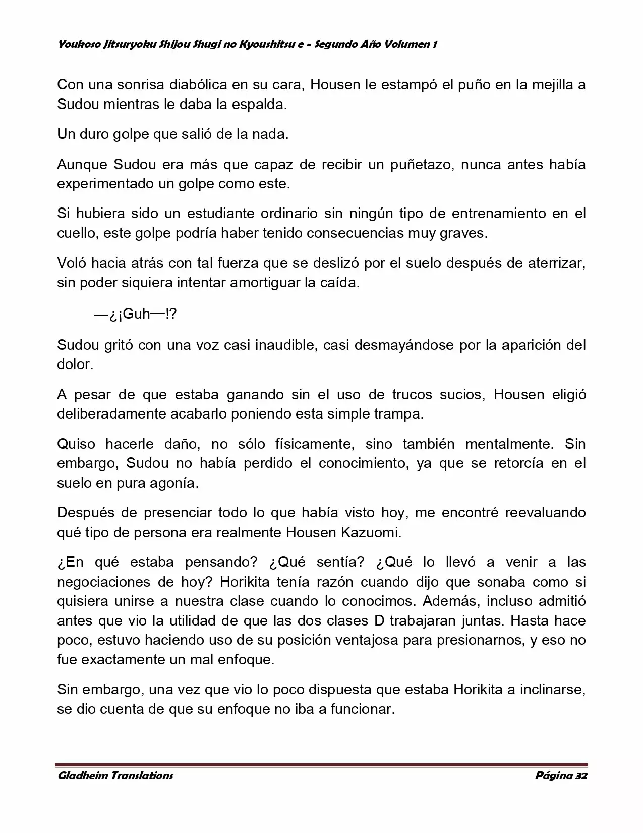 Página 32 del Manga