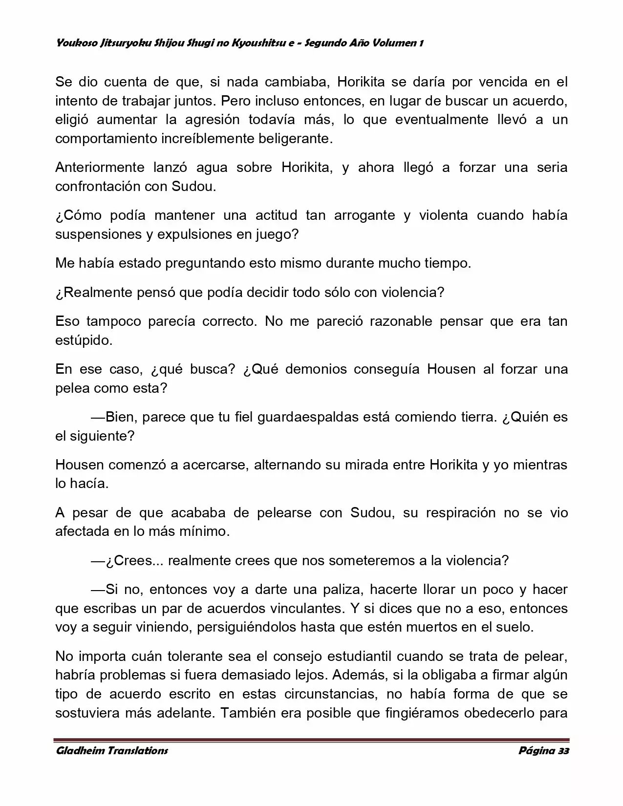 Página 33 del Manga